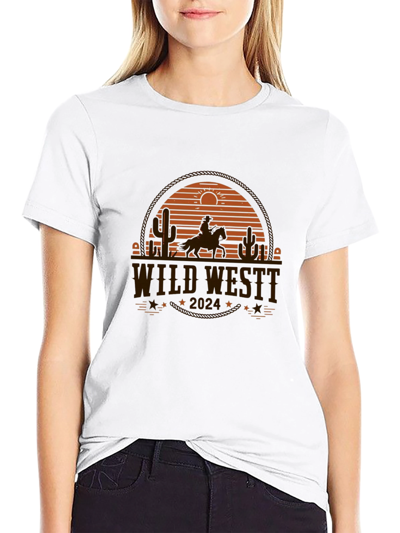Wild West 2024 Graphic Tee - Western Style