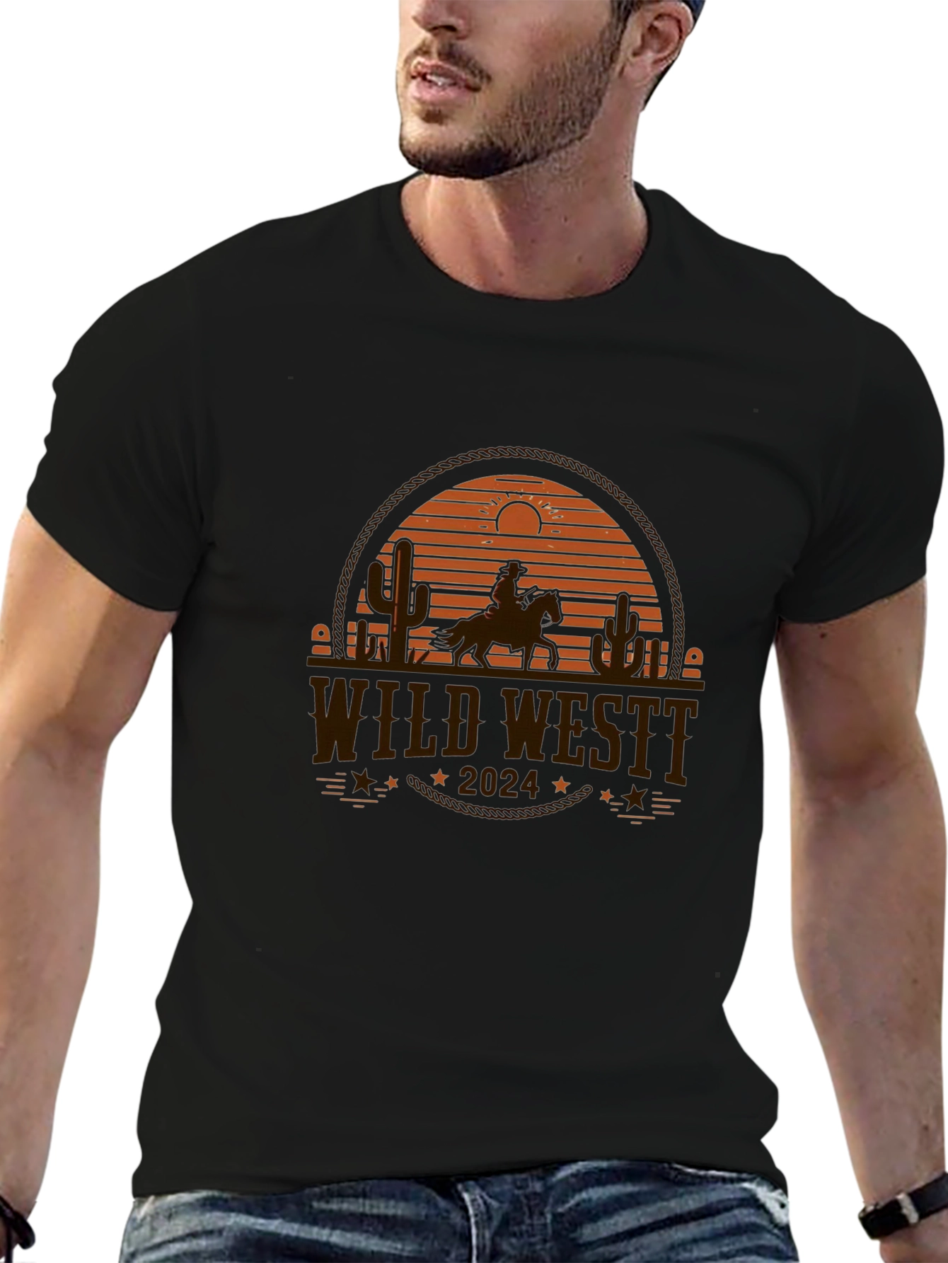 Wild West 2024 Graphic Tee - Western Style