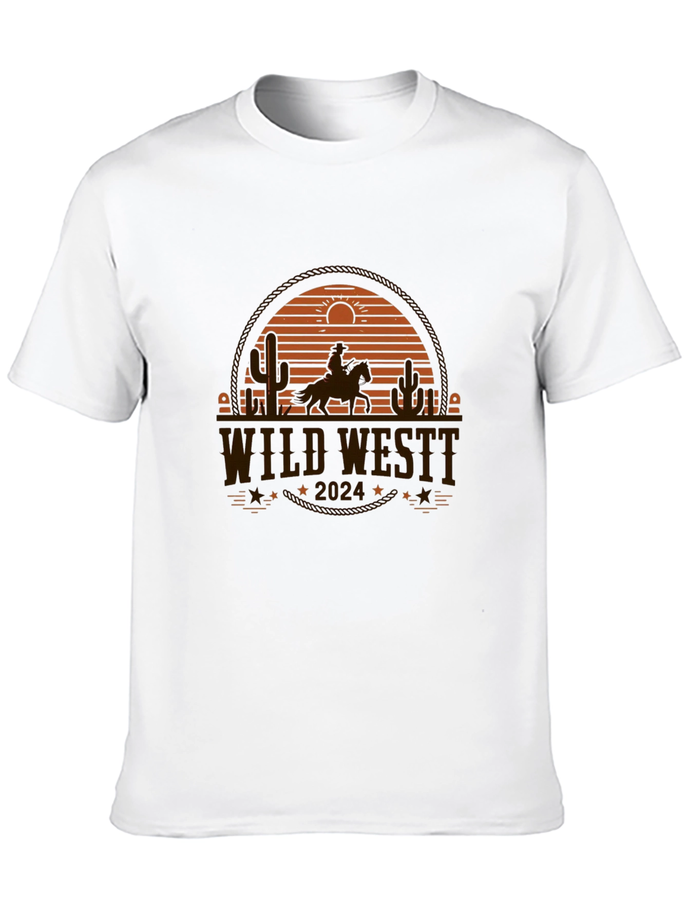 Wild West 2024 Graphic Tee - Western Style