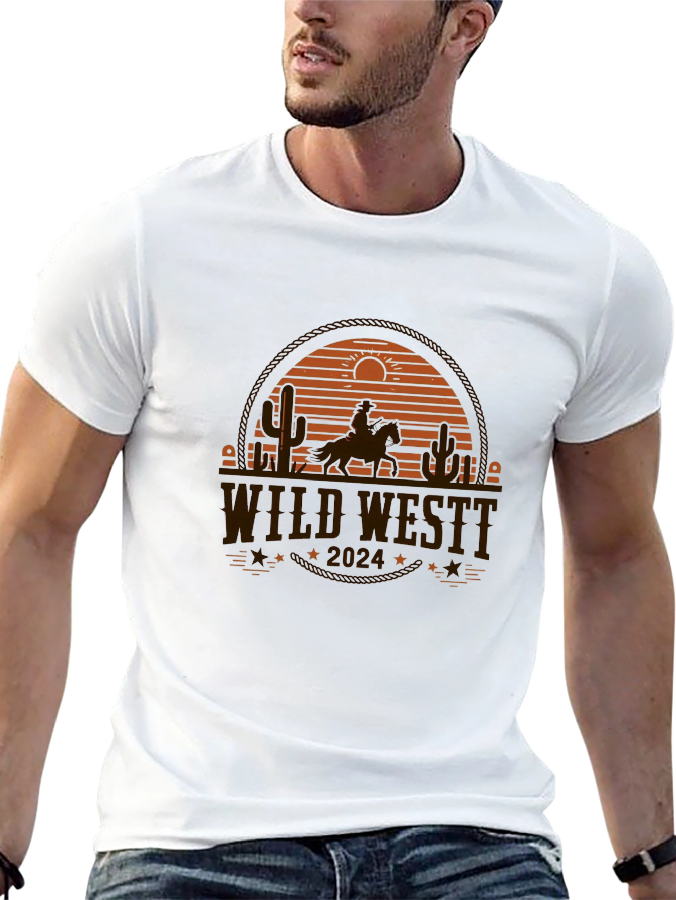 Wild West 2024 Graphic Tee - Western Style