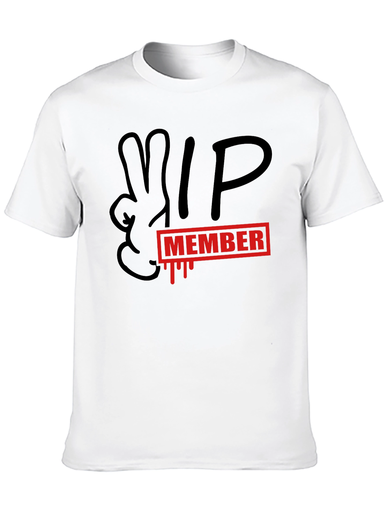 VIP Member Graphic T-Shirt - Black