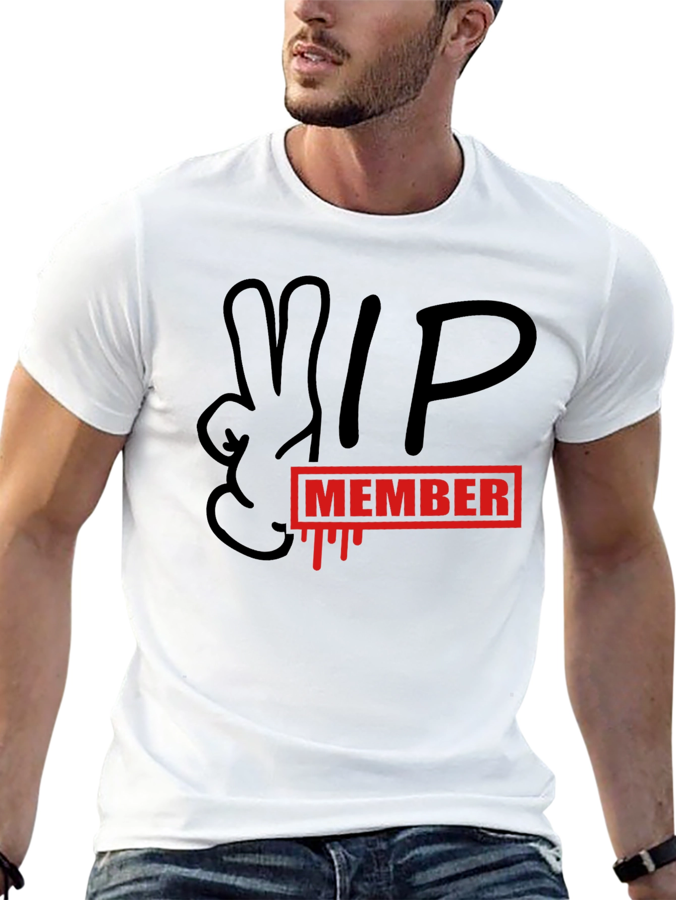 VIP Member Graphic T-Shirt - Black