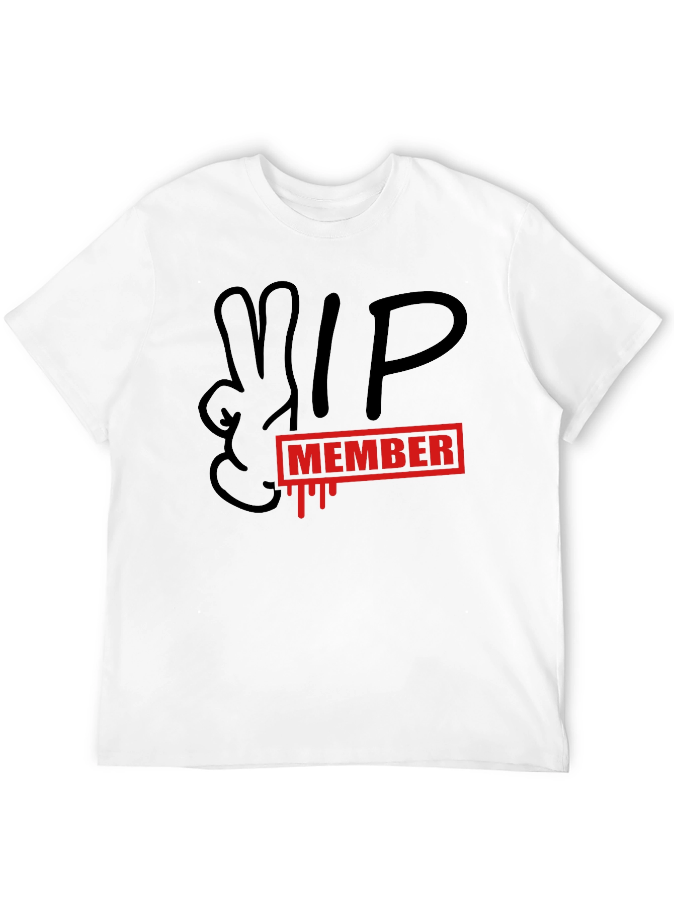 VIP Member Graphic T-Shirt - Black