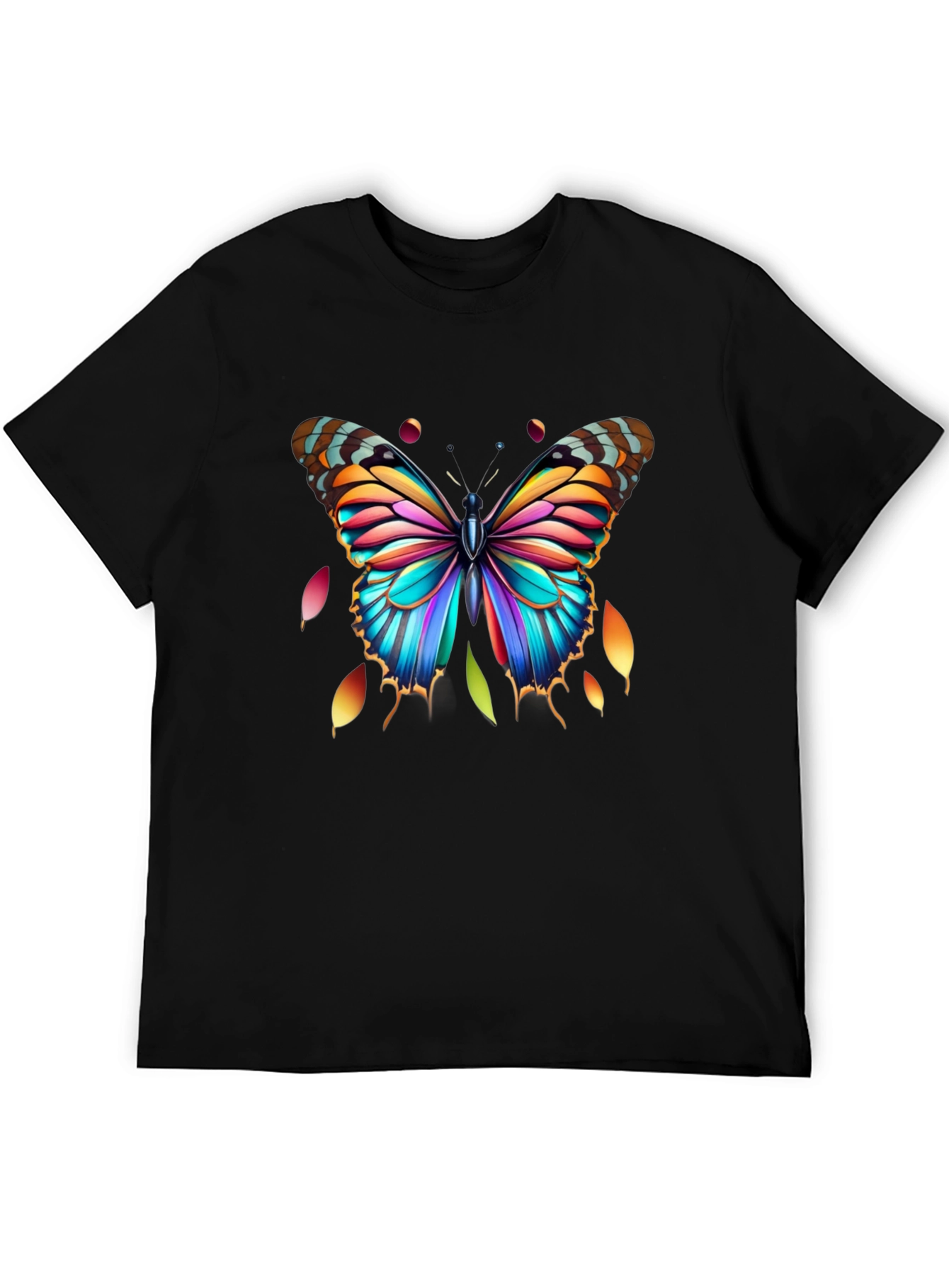 Colorful Butterfly Graphic Tee