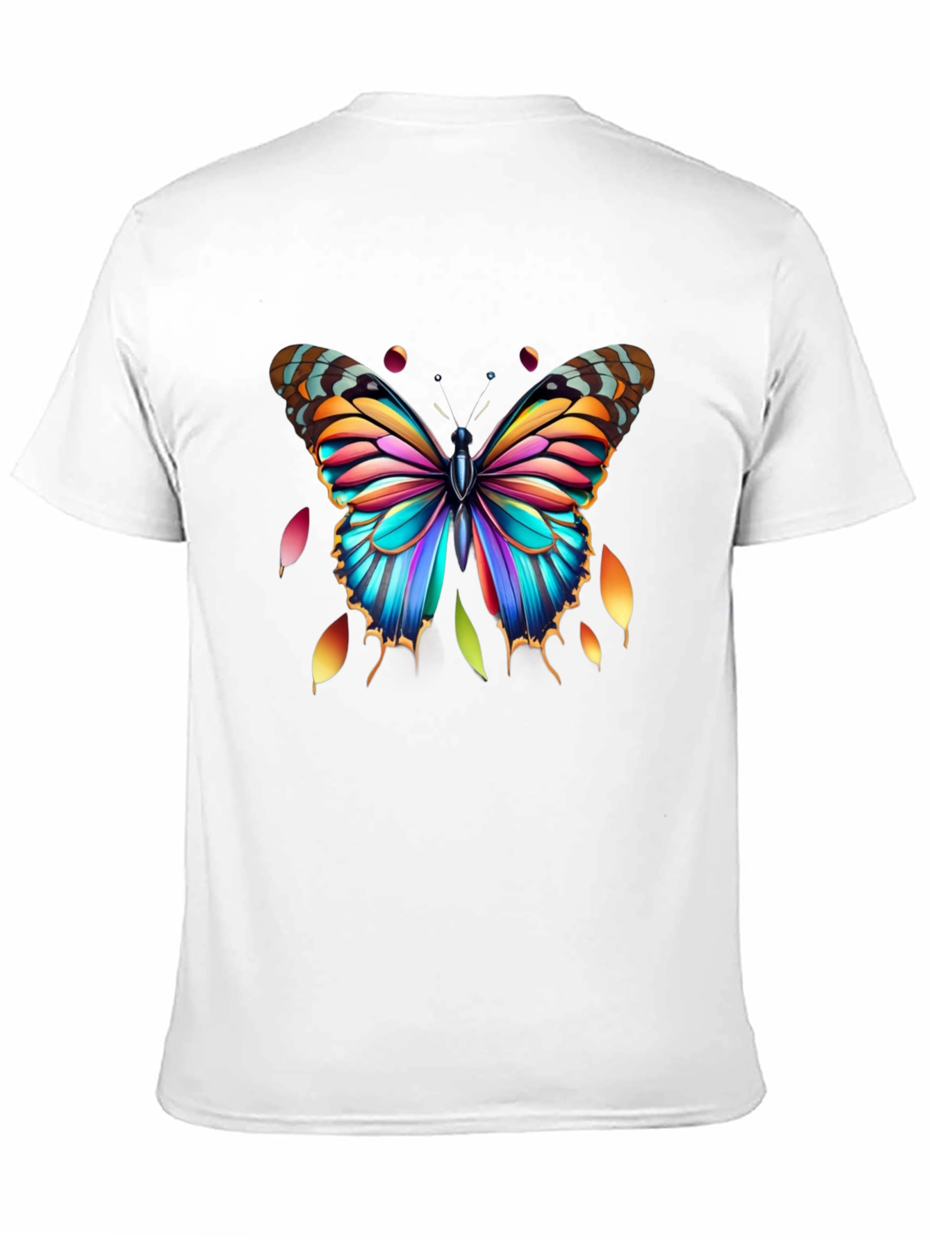 Colorful Butterfly Graphic Tee