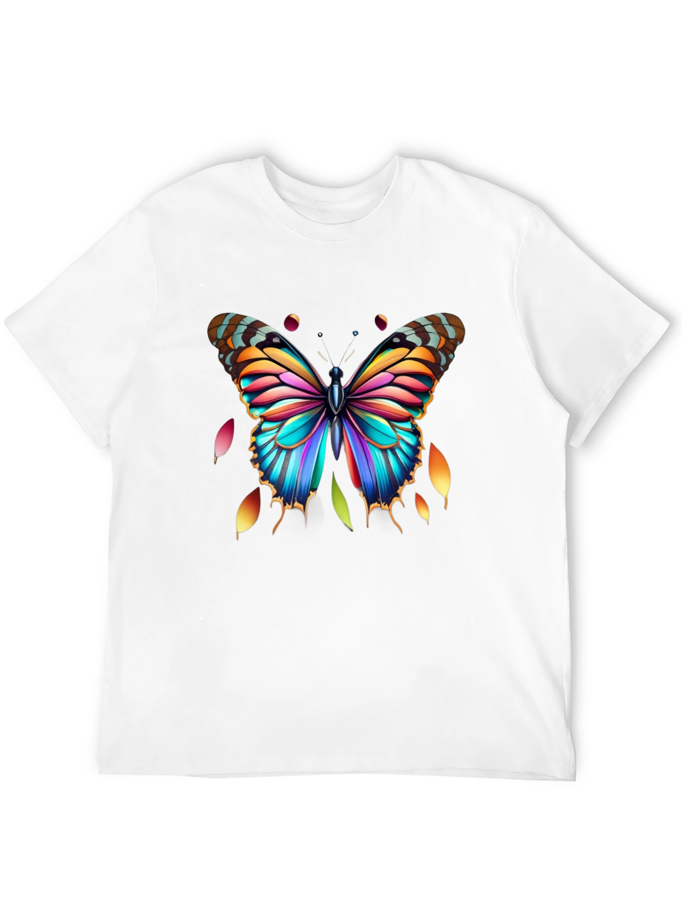 Colorful Butterfly Graphic Tee