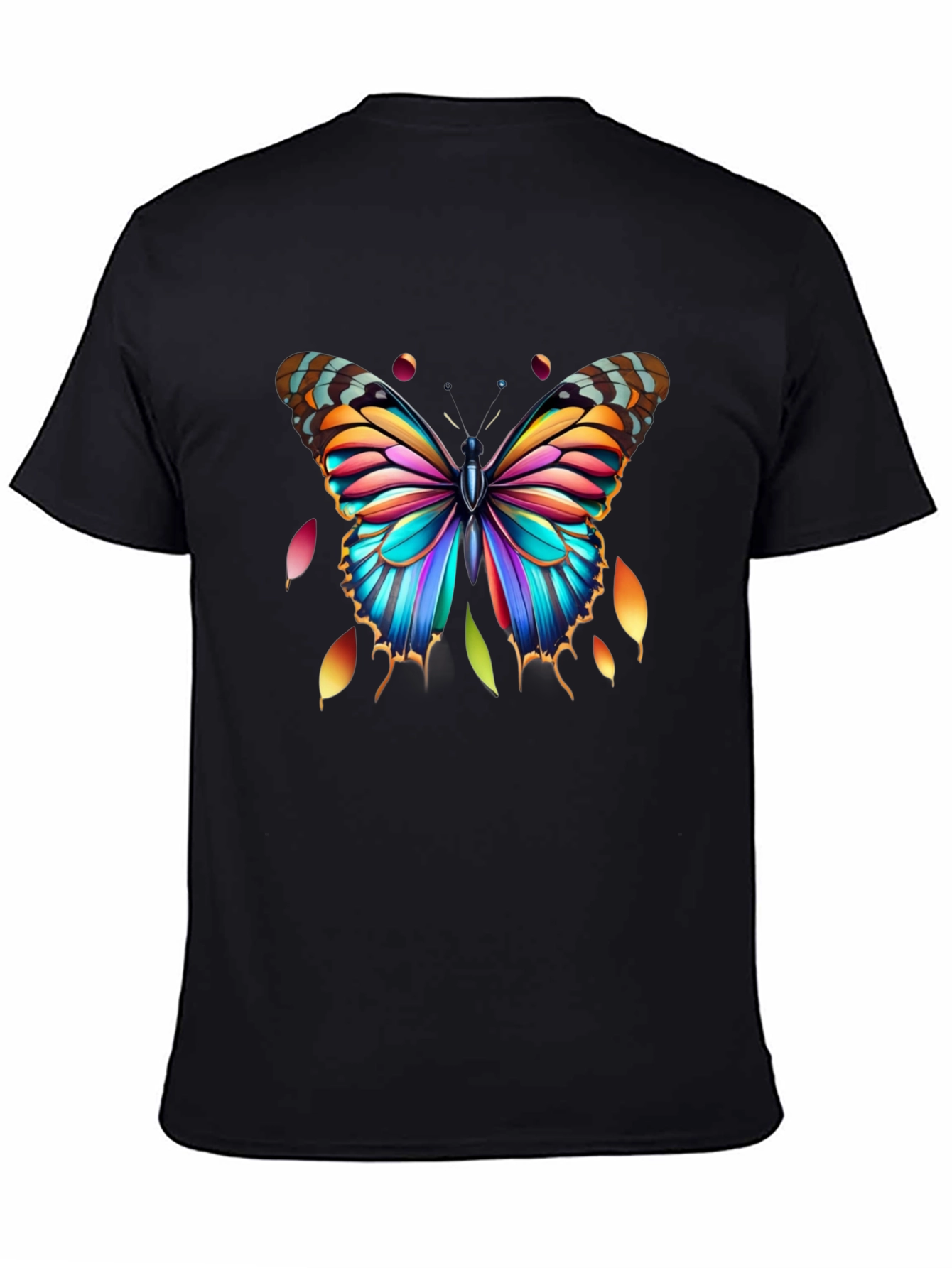 Colorful Butterfly Graphic Tee
