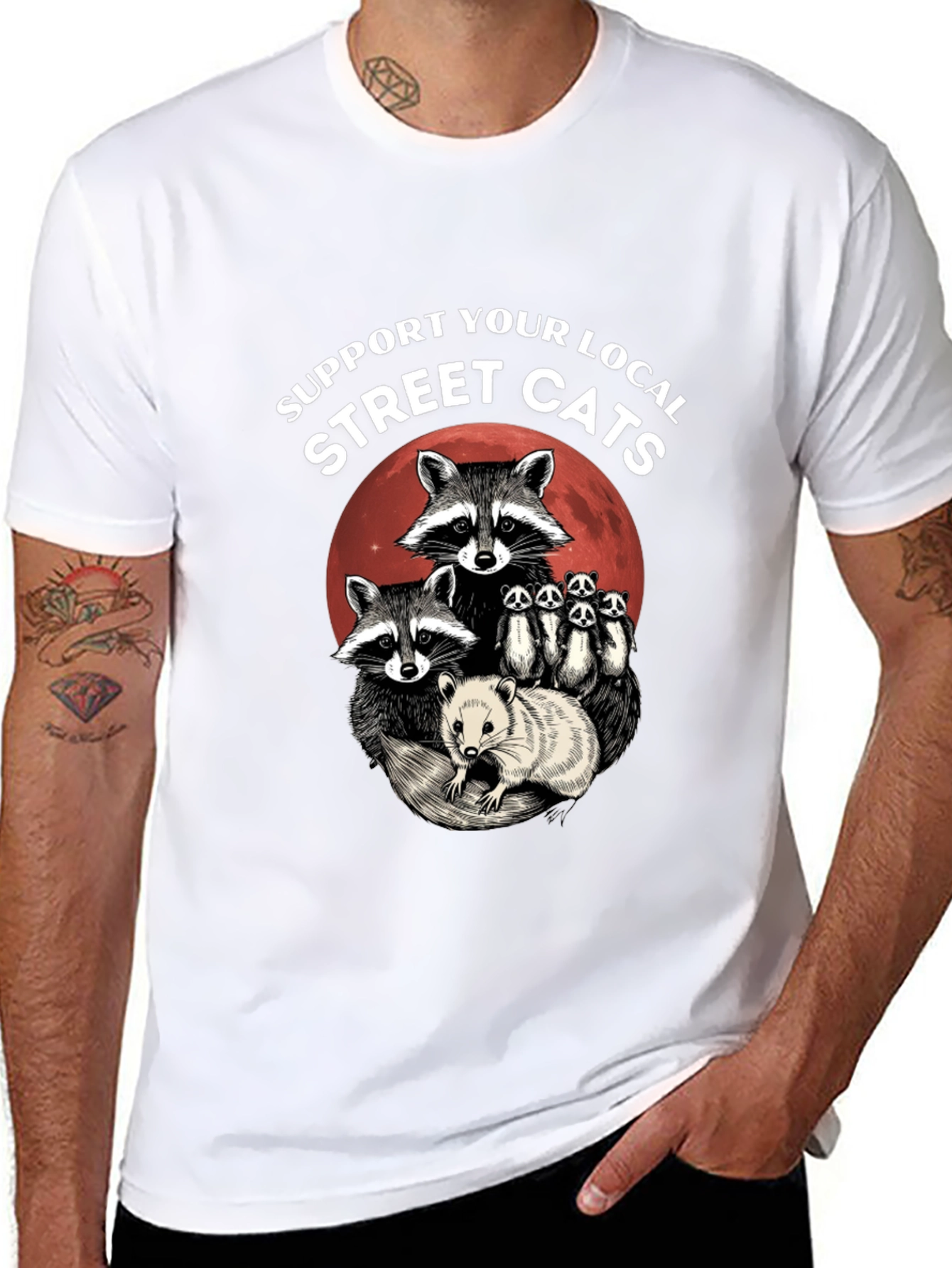 Support Your Local Street Cats T-Shirt