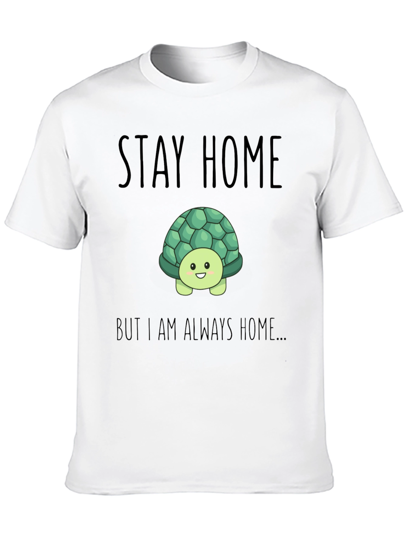 Stay Home Turtle Graphic Tee