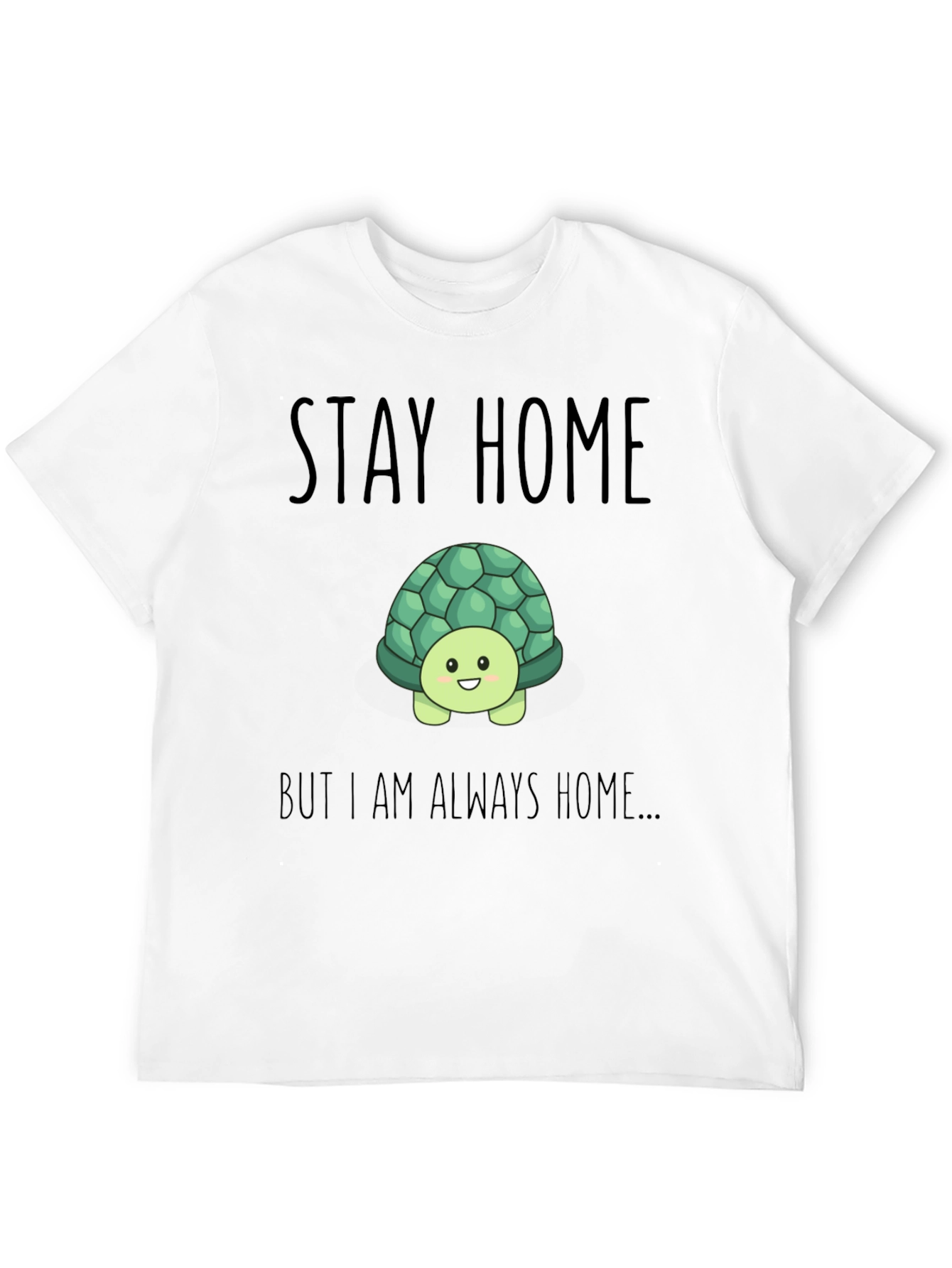 Stay Home Turtle Graphic Tee