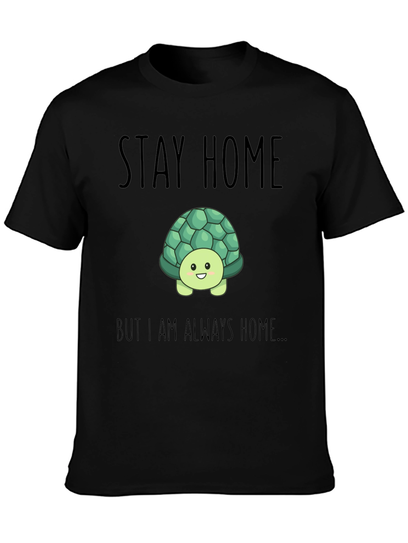 Stay Home Turtle Graphic Tee