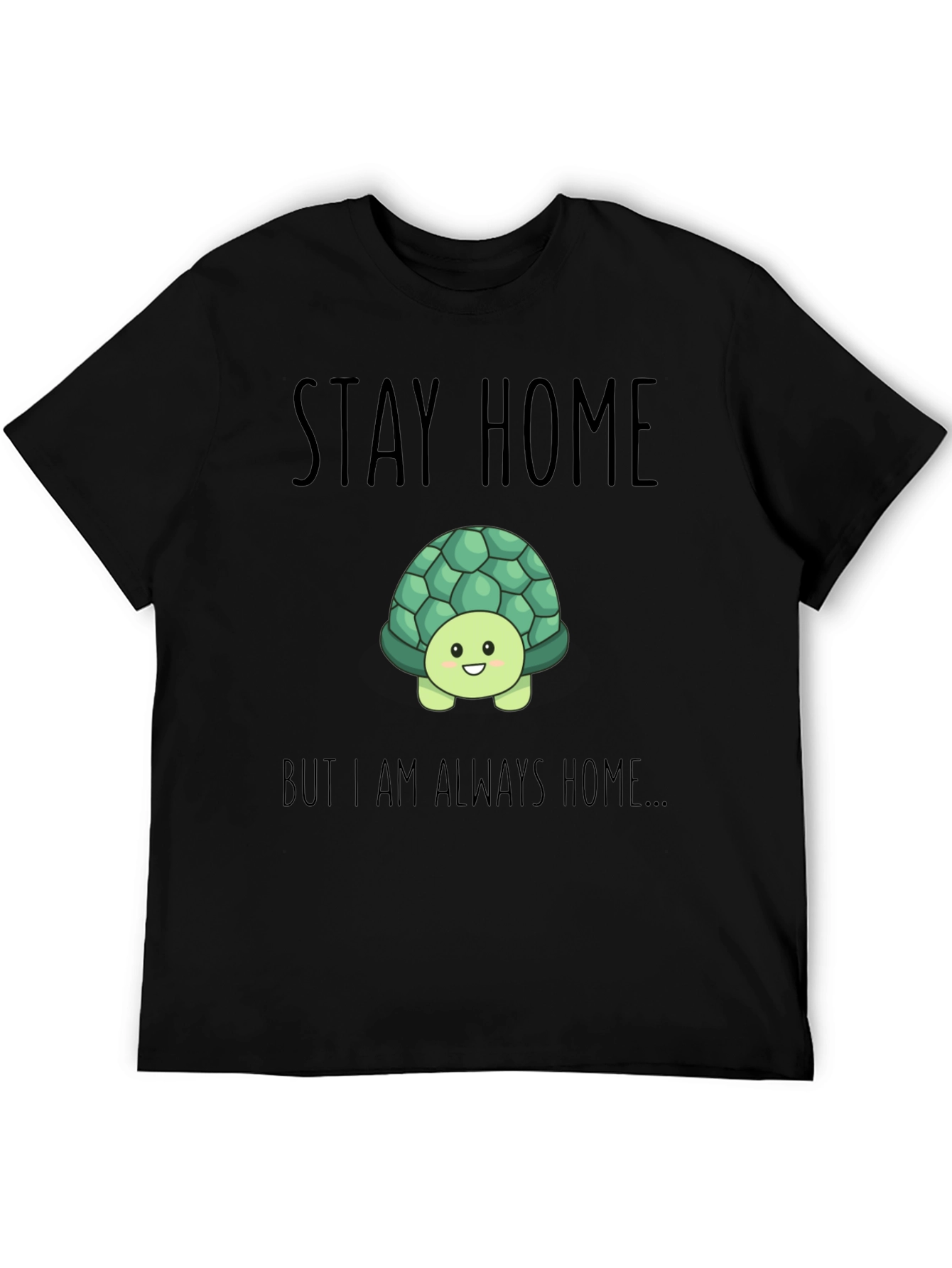 Stay Home Turtle Graphic Tee