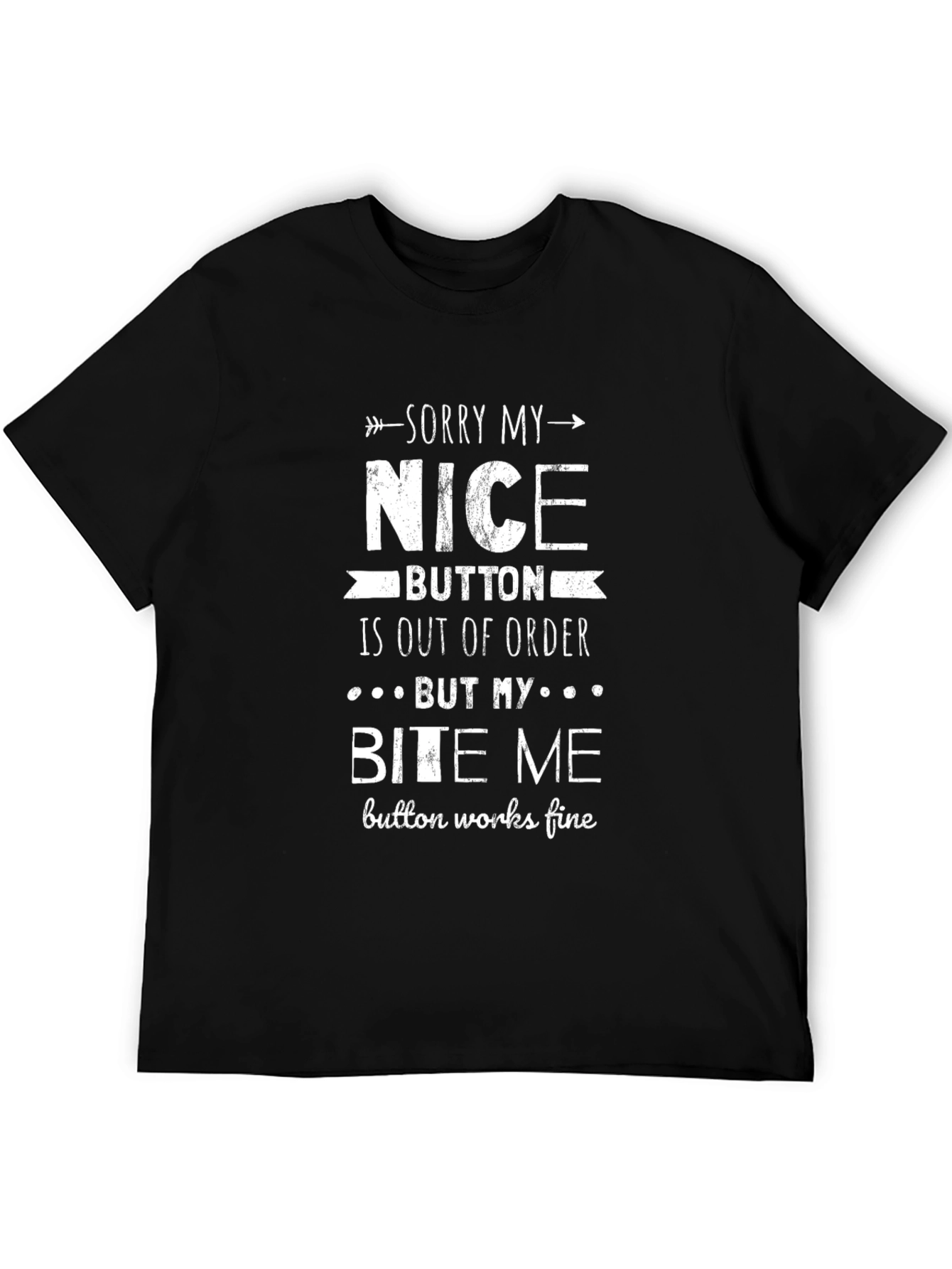 Funny Bite Me Graphic Novelty T-Shirt