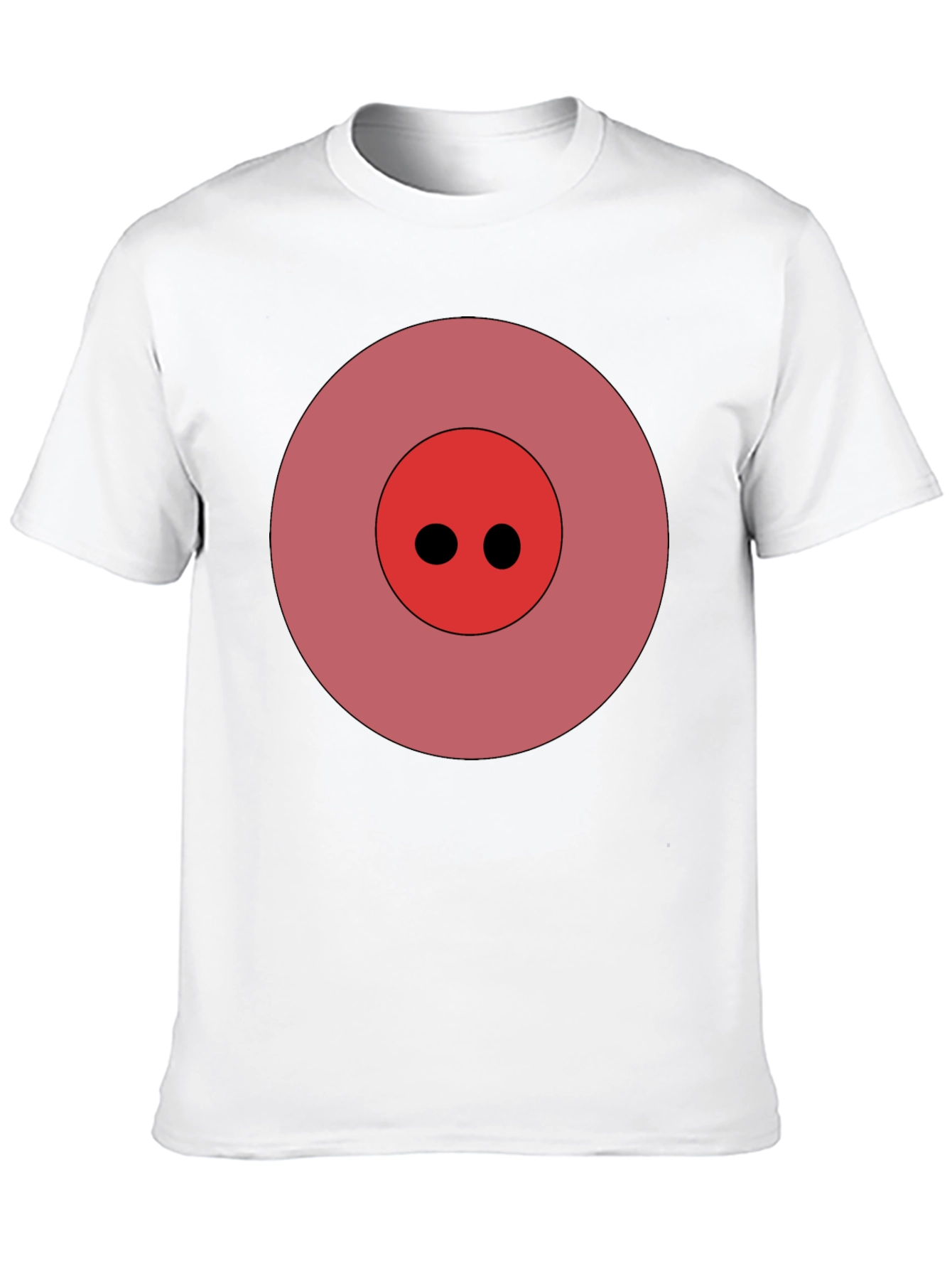 Pig Nose Graphic Black T-Shirt