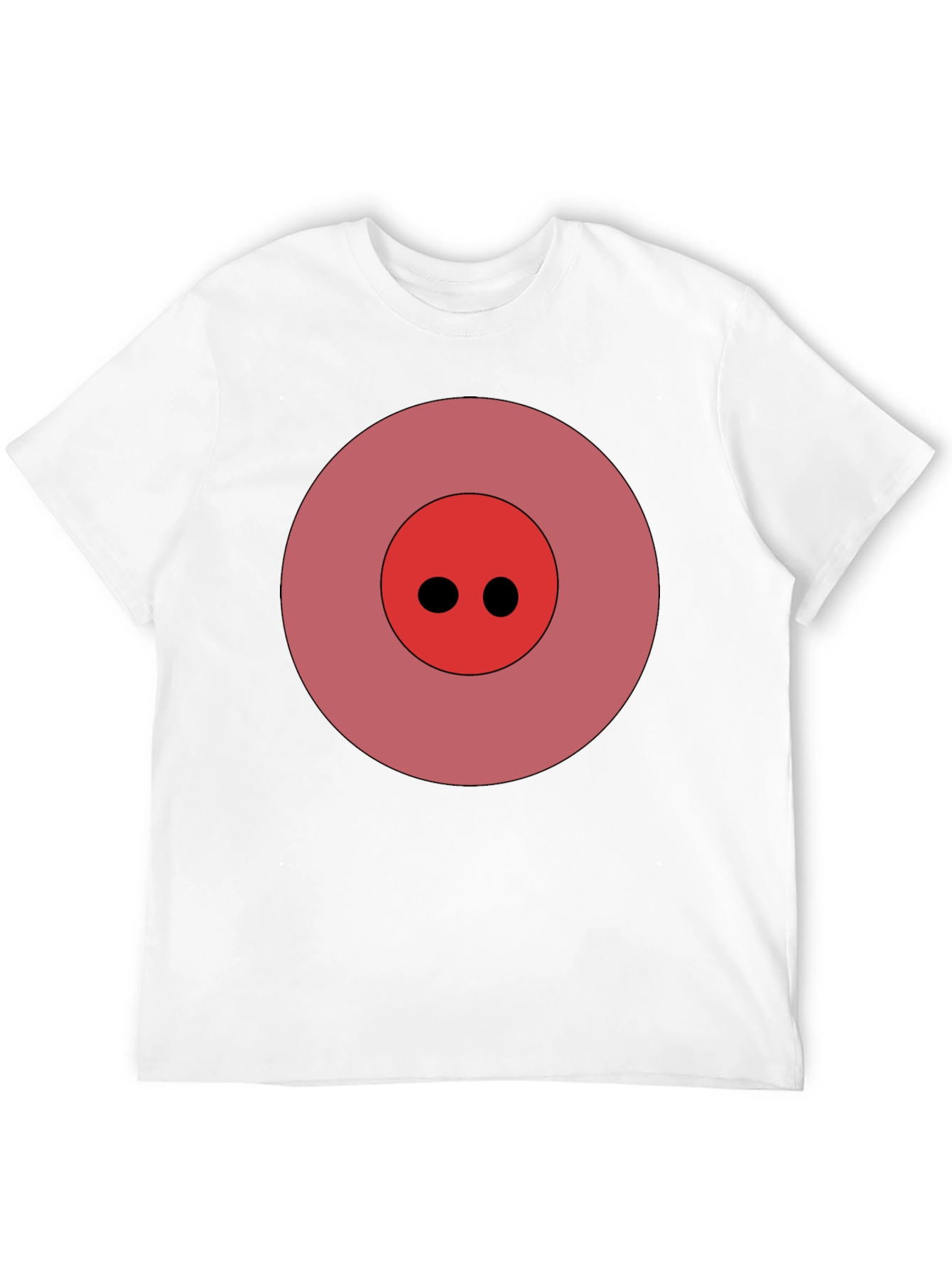 Pig Nose Graphic Black T-Shirt