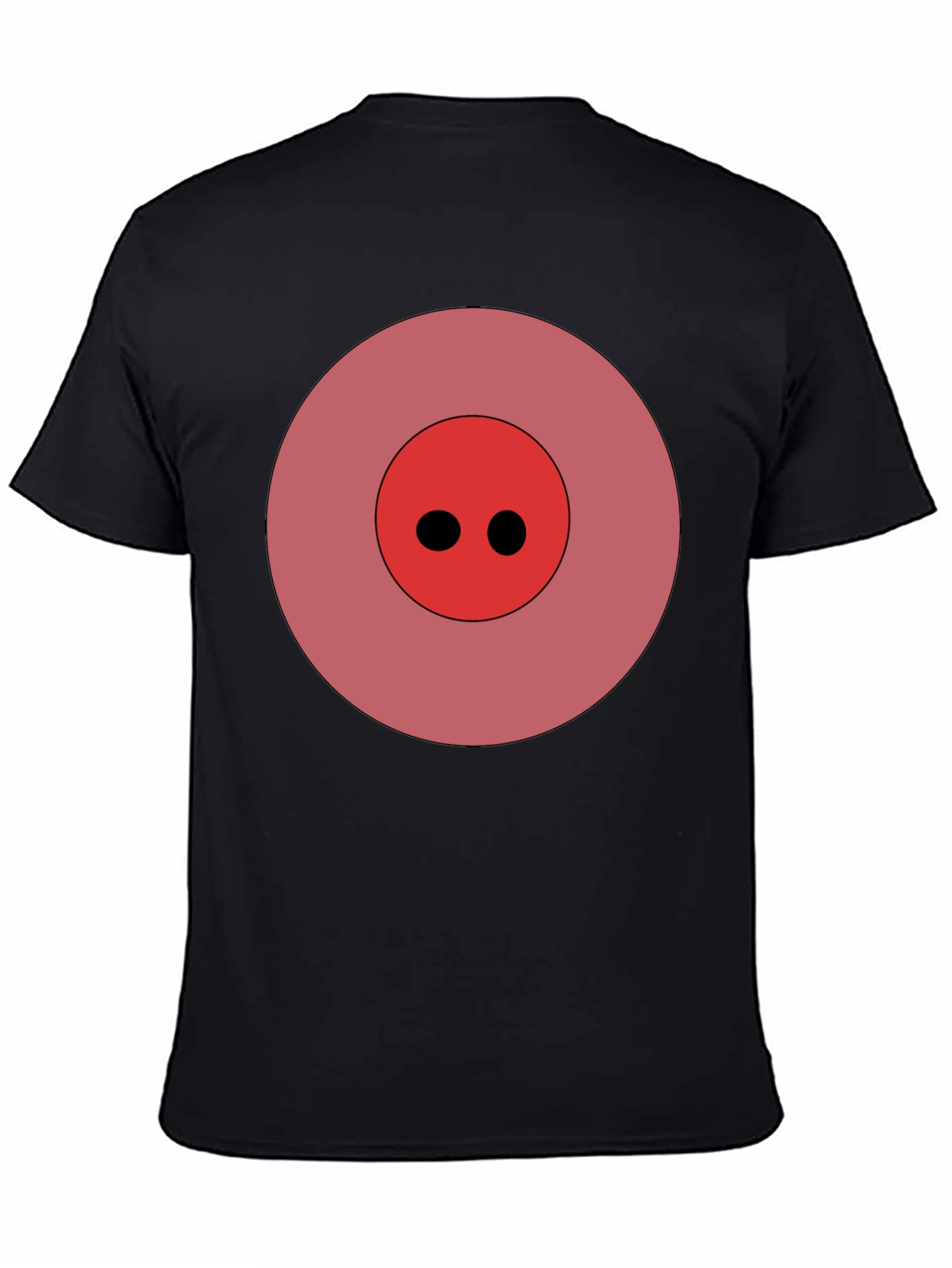 Pig Nose Graphic Black T-Shirt