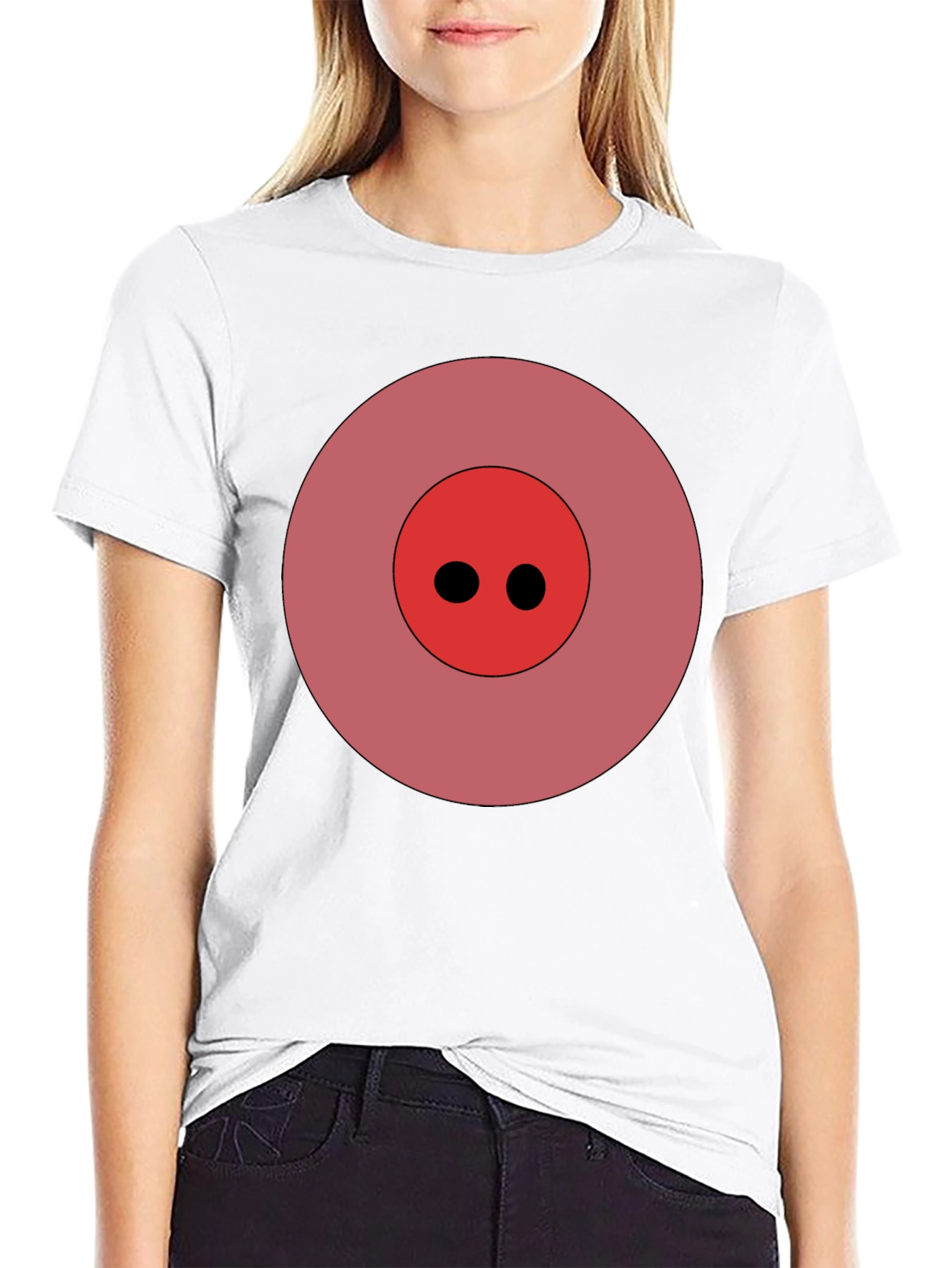 Pig Nose Graphic Black T-Shirt