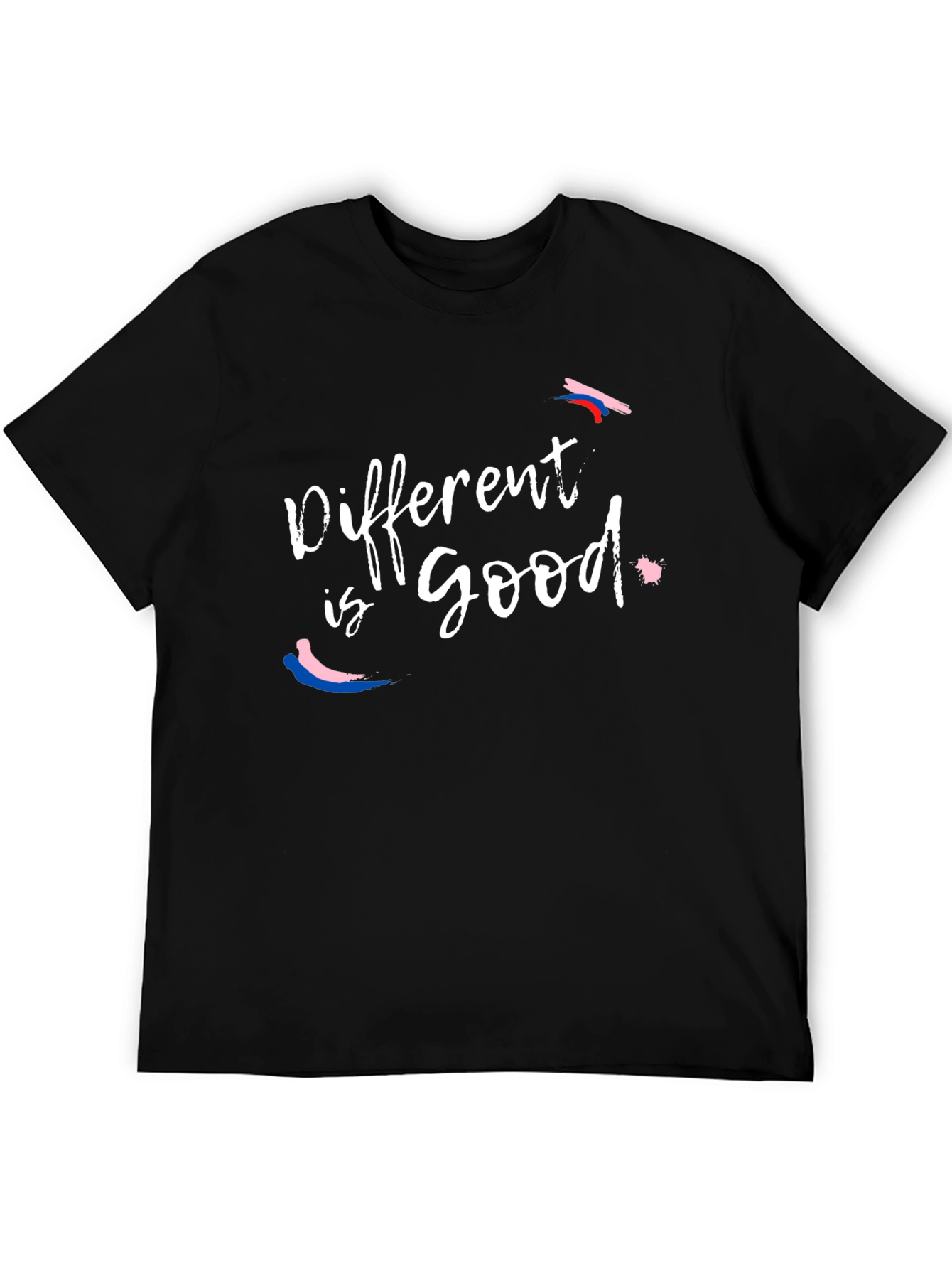 Different is Good Black Graphic Tee