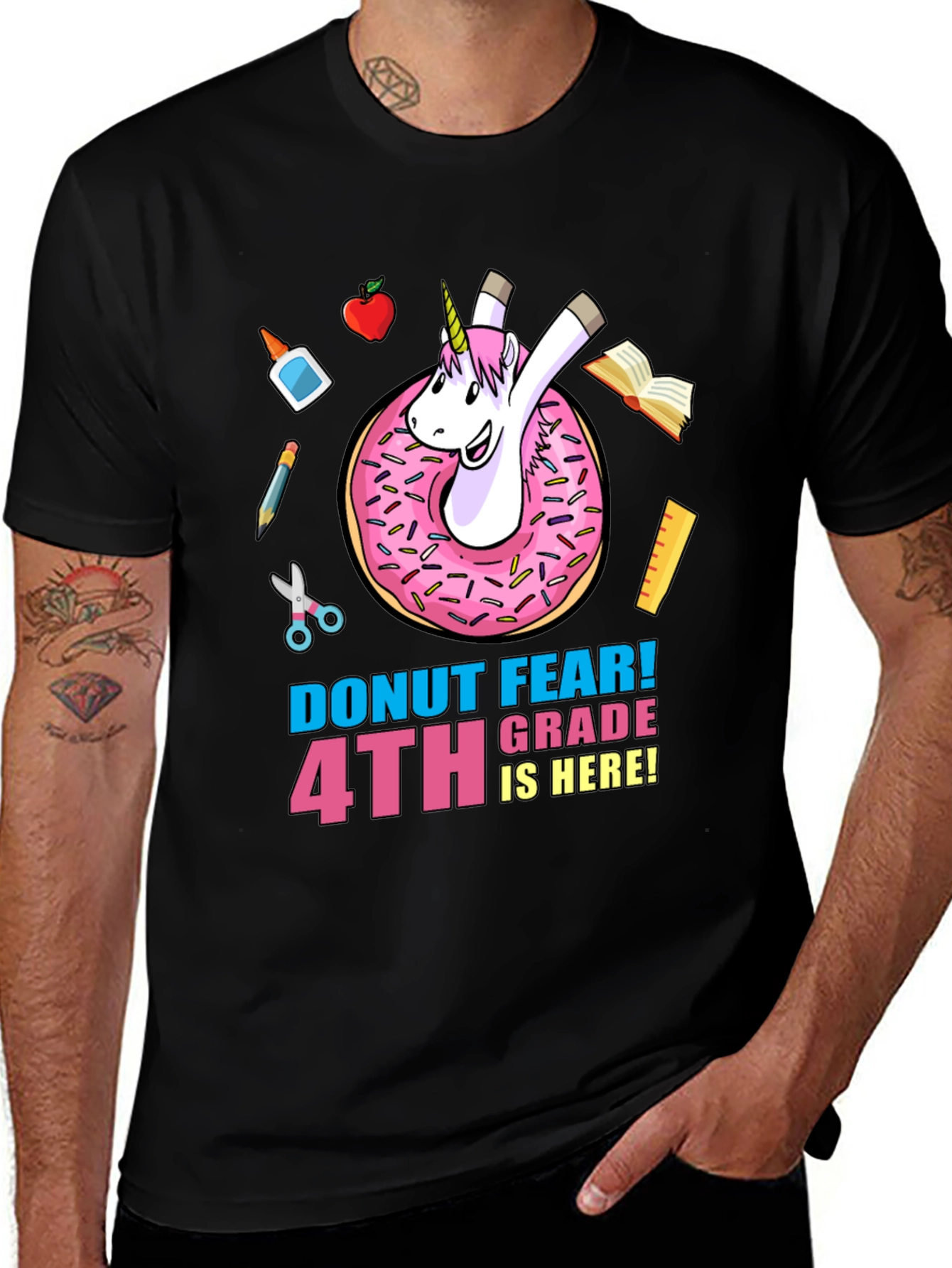 Donut Fear 4th Grade T-Shirt