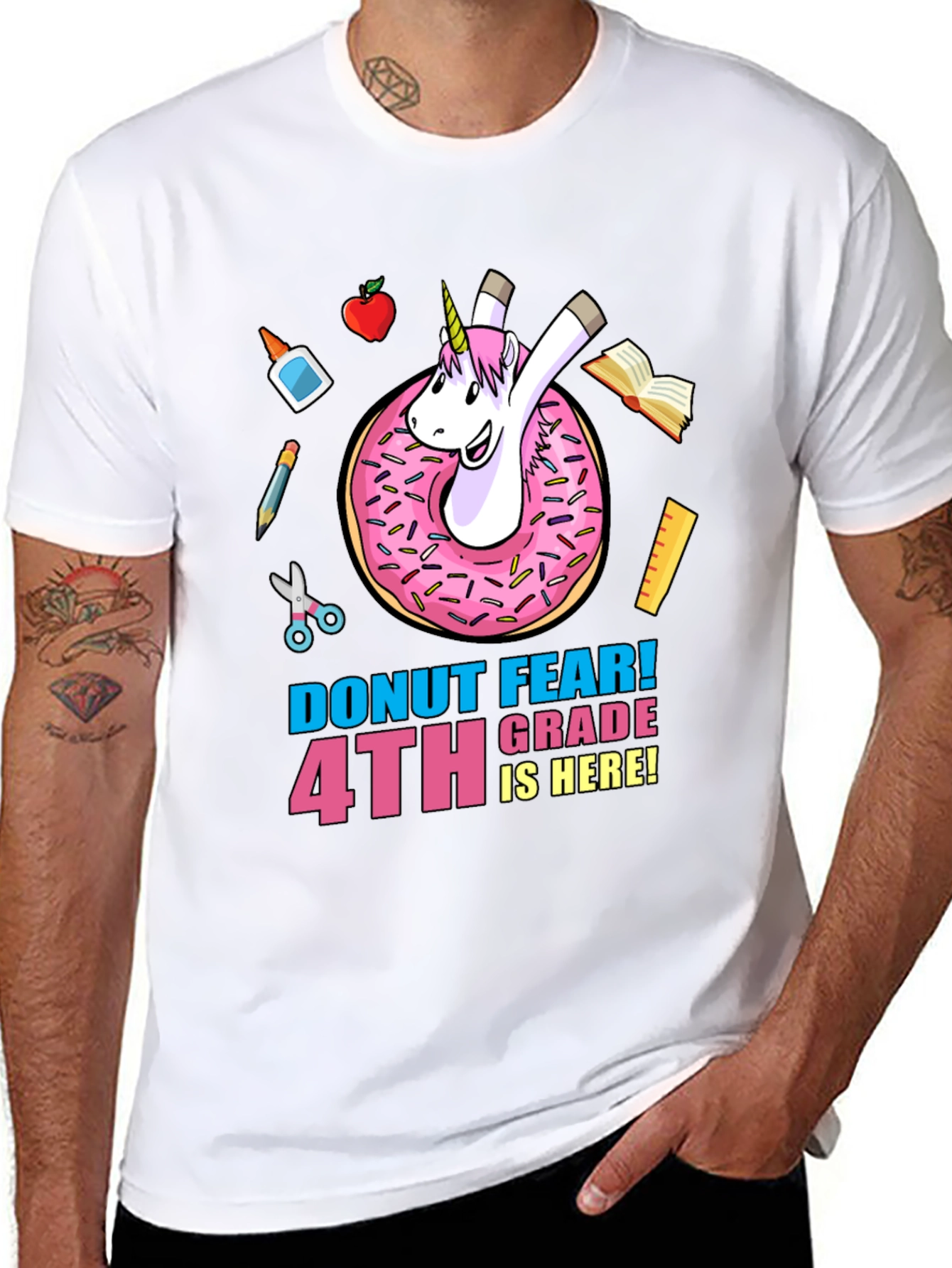 Donut Fear 4th Grade T-Shirt