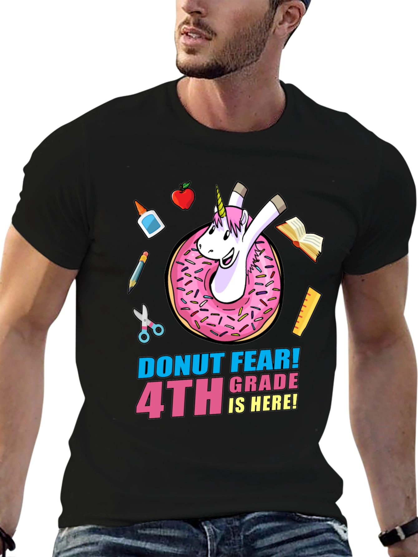Donut Fear 4th Grade T-Shirt