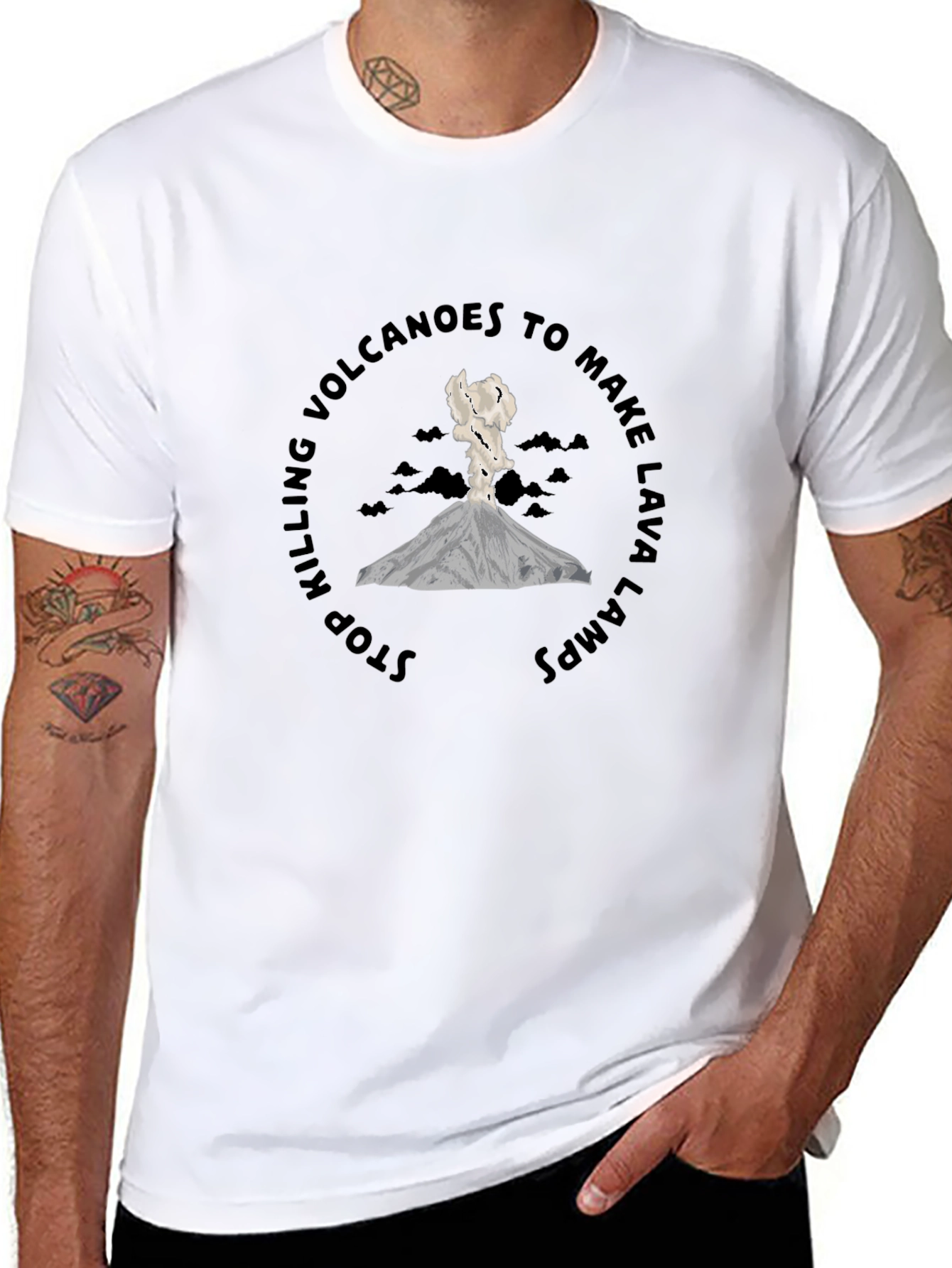 Volcano Lava Lamp T-Shirt