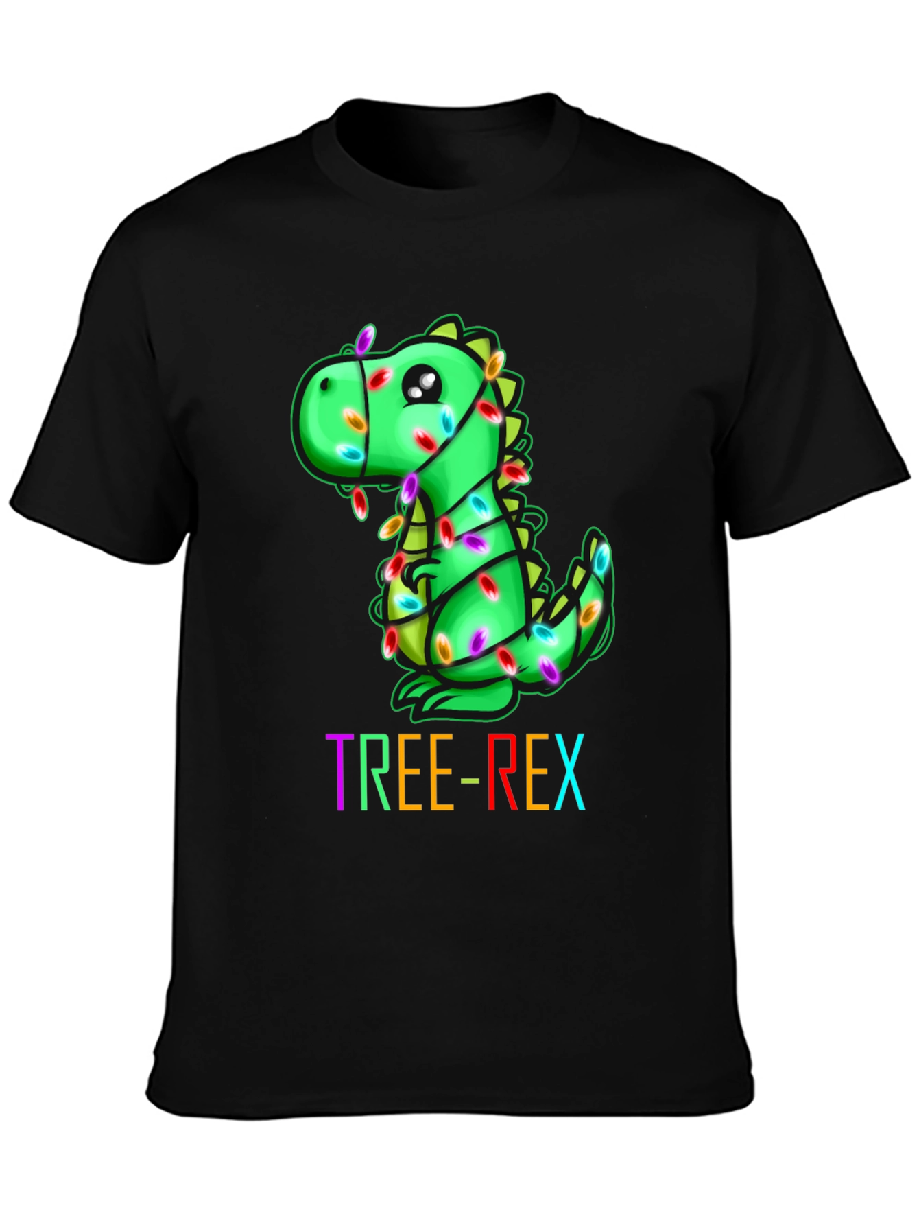 Tree-Rex Christmas T-Shirt - Dinosaur Holiday Tee