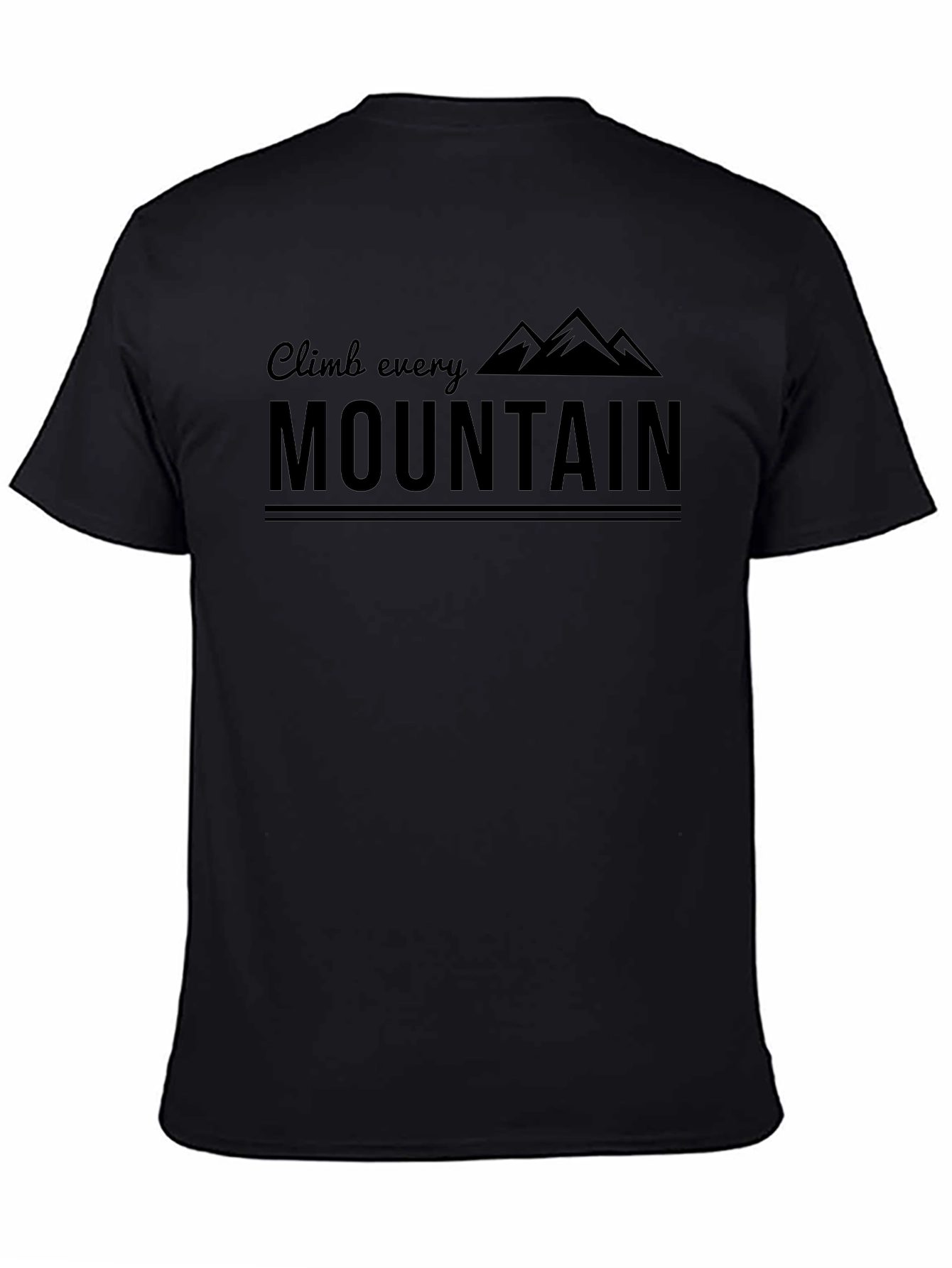 Climb Every Mountain T-Shirt - Black