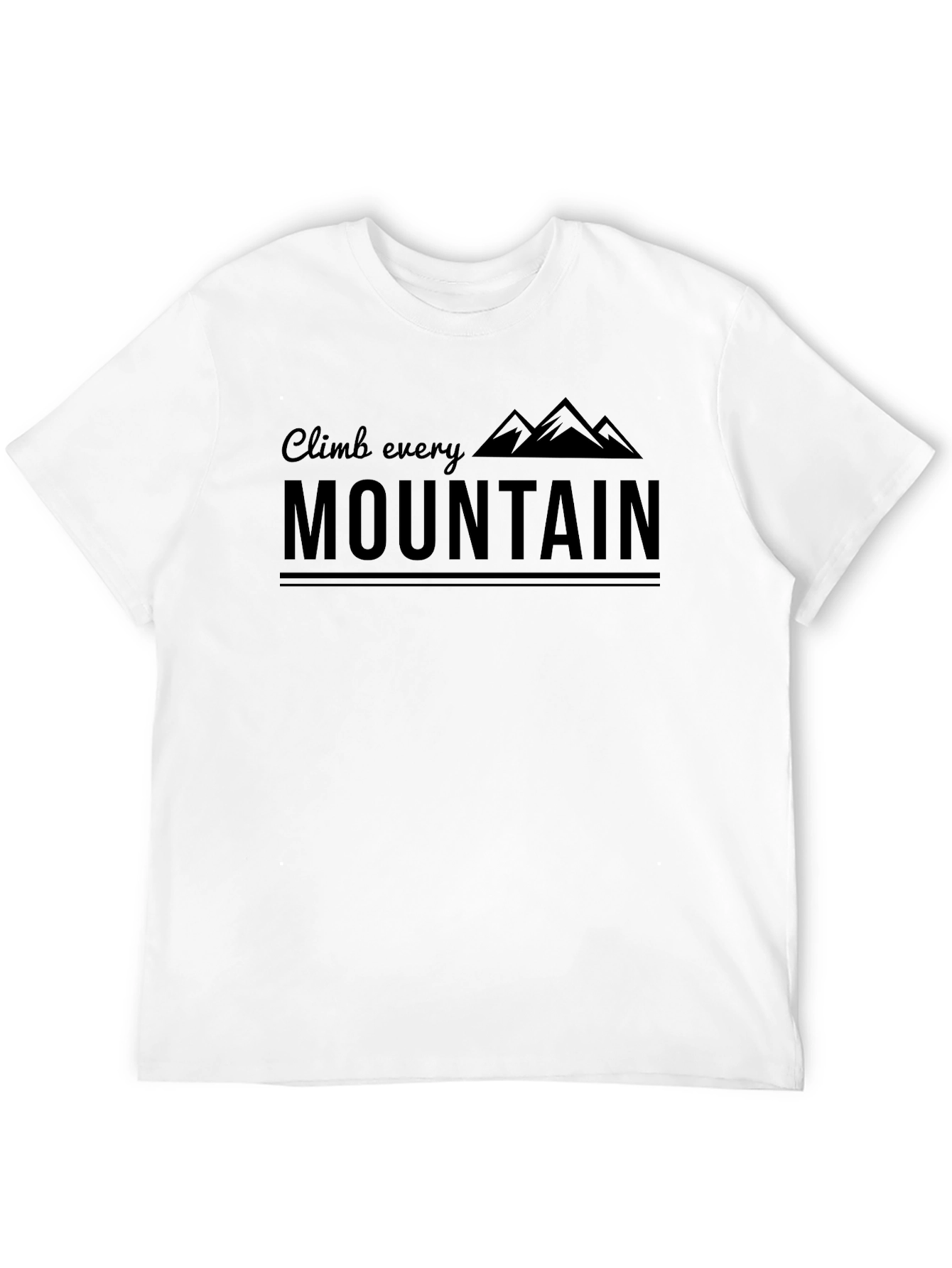 Climb Every Mountain T-Shirt - Black