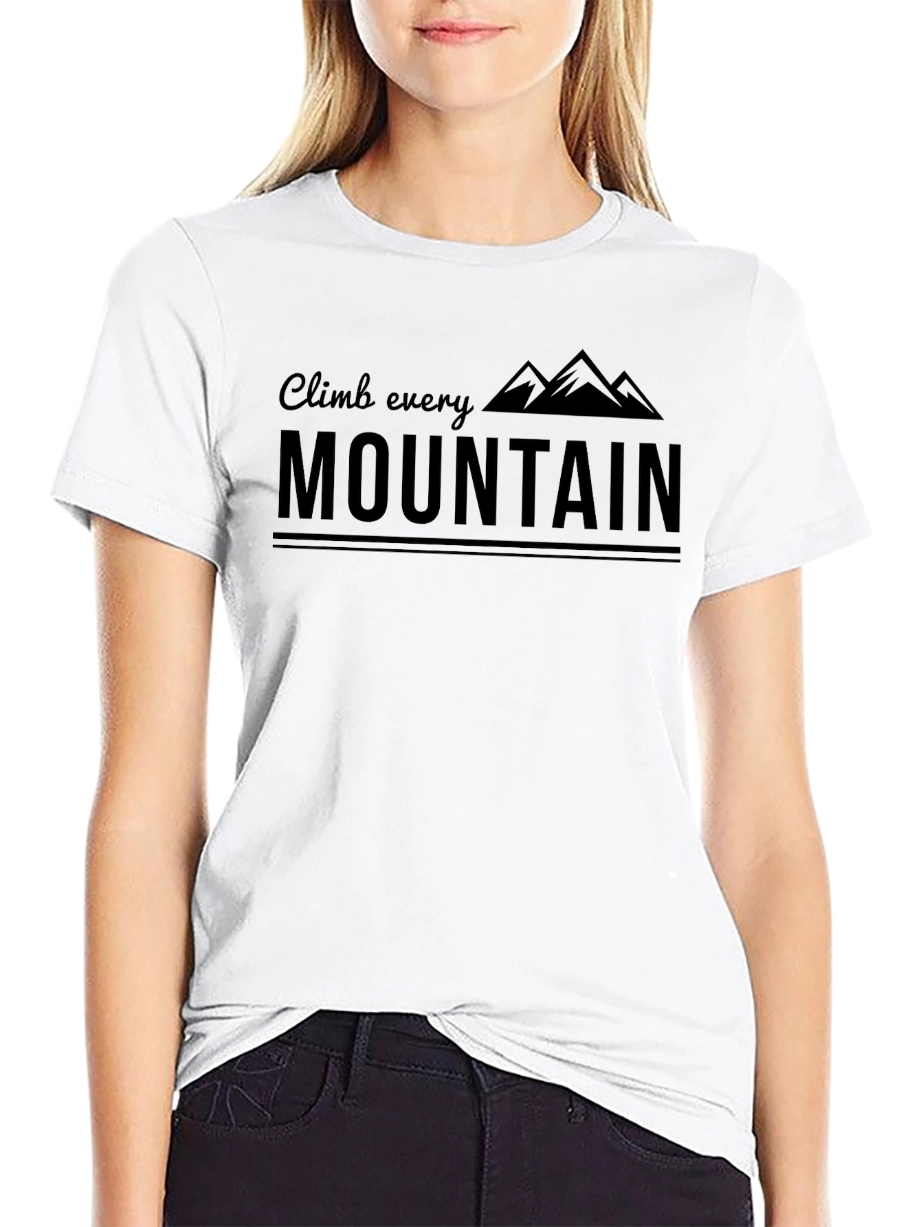 Climb Every Mountain T-Shirt - Black