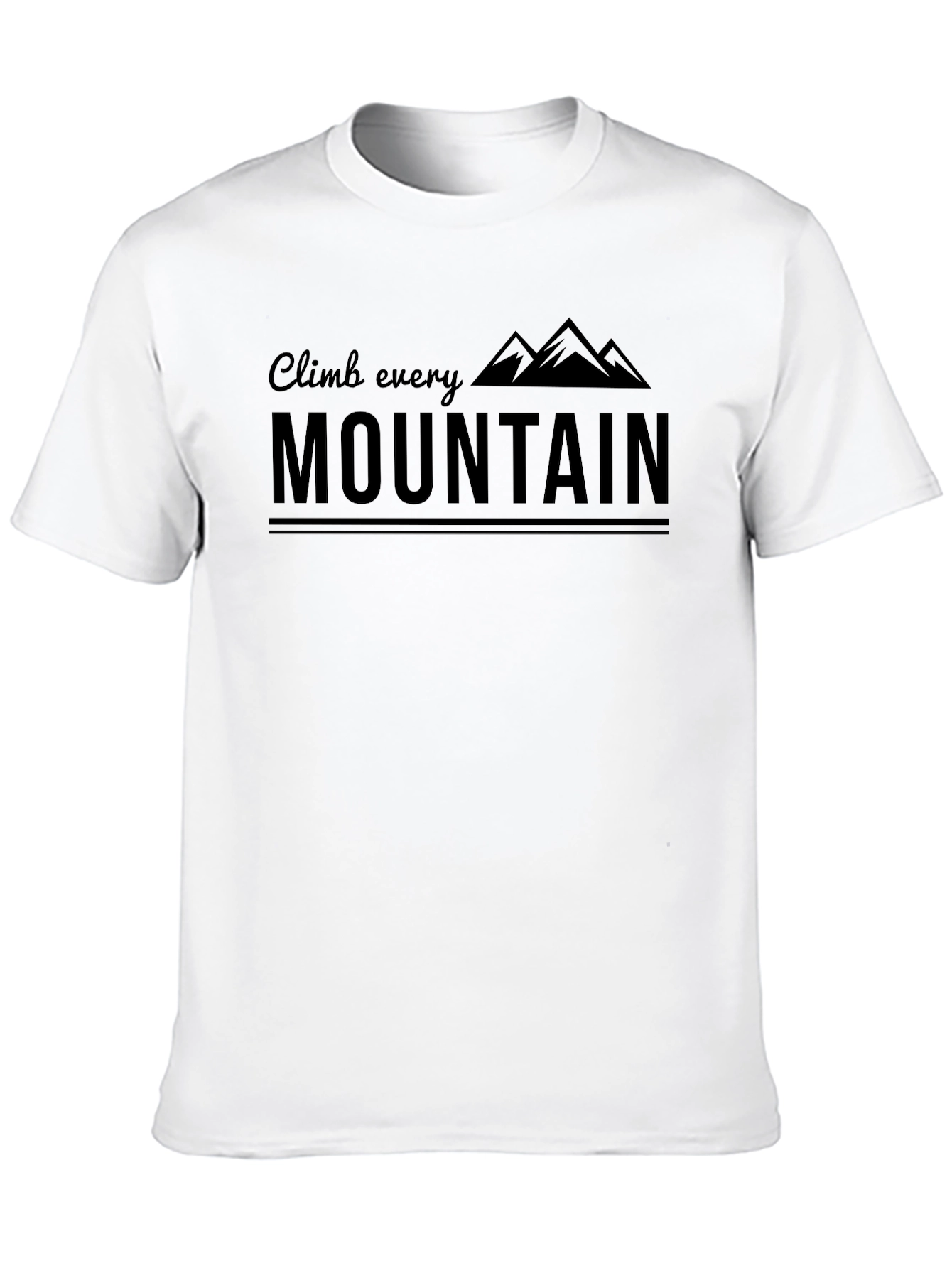 Climb Every Mountain T-Shirt - Black