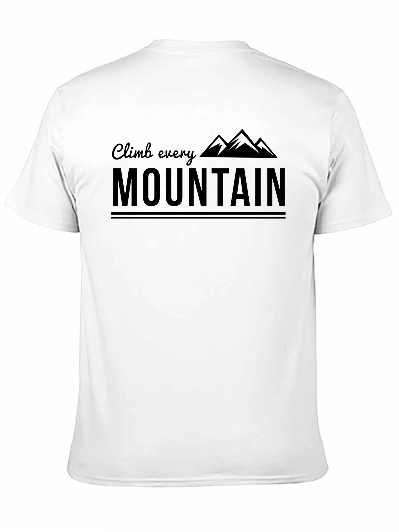 Climb Every Mountain T-Shirt - Black