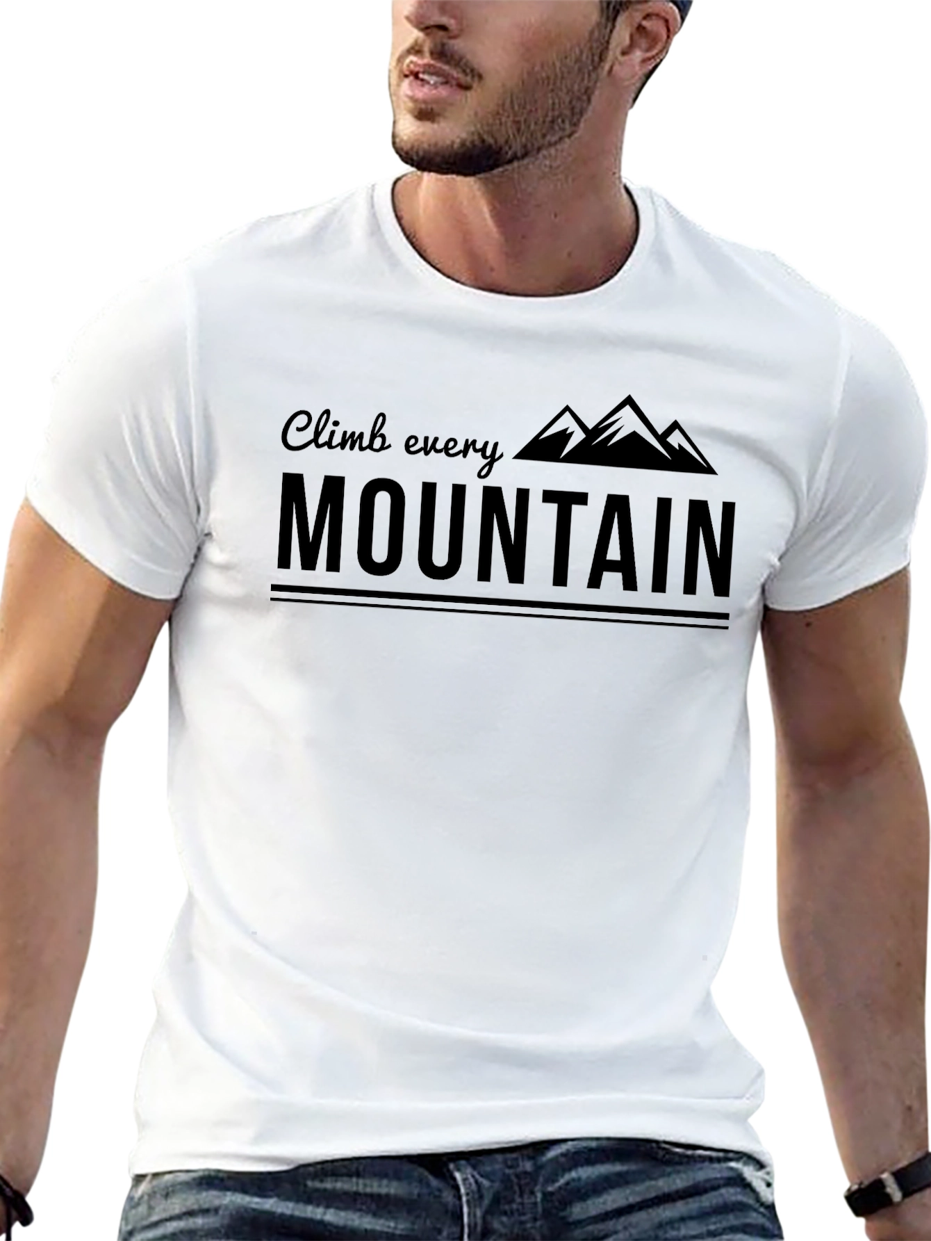 Climb Every Mountain T-Shirt - Black