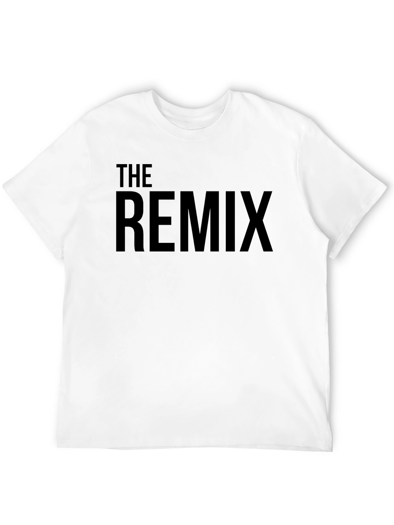 The Remix Black T-Shirt - Bold Statement Tee