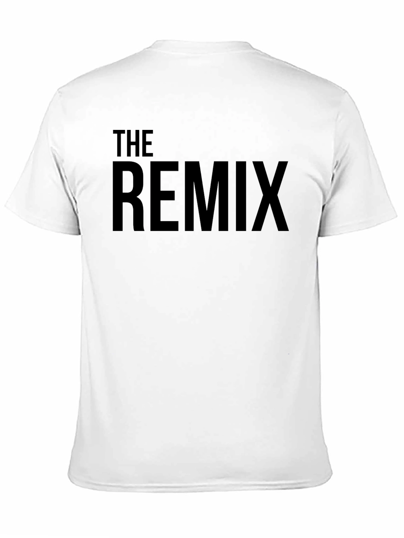The Remix Black T-Shirt - Bold Statement Tee