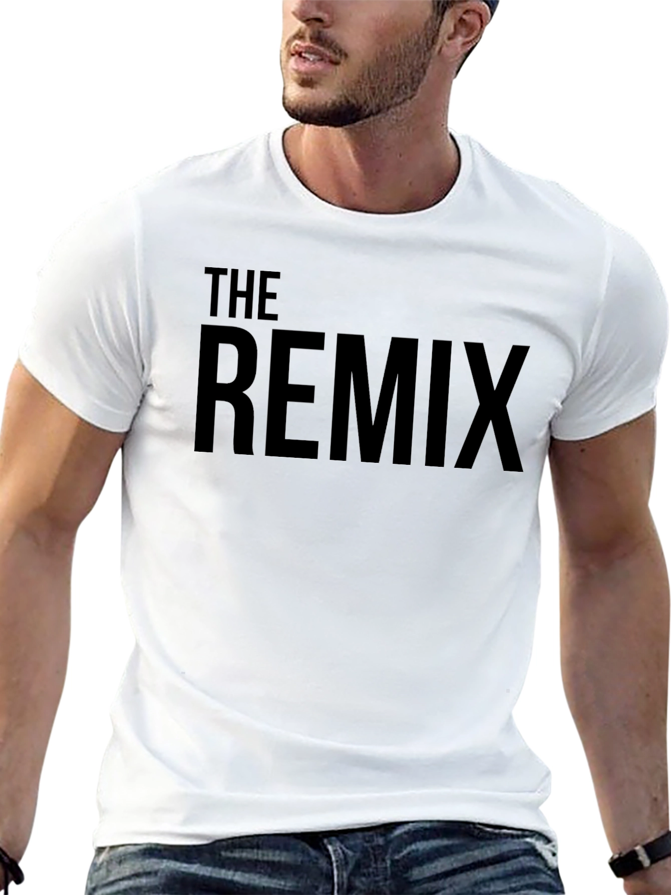 The Remix Black T-Shirt - Bold Statement Tee