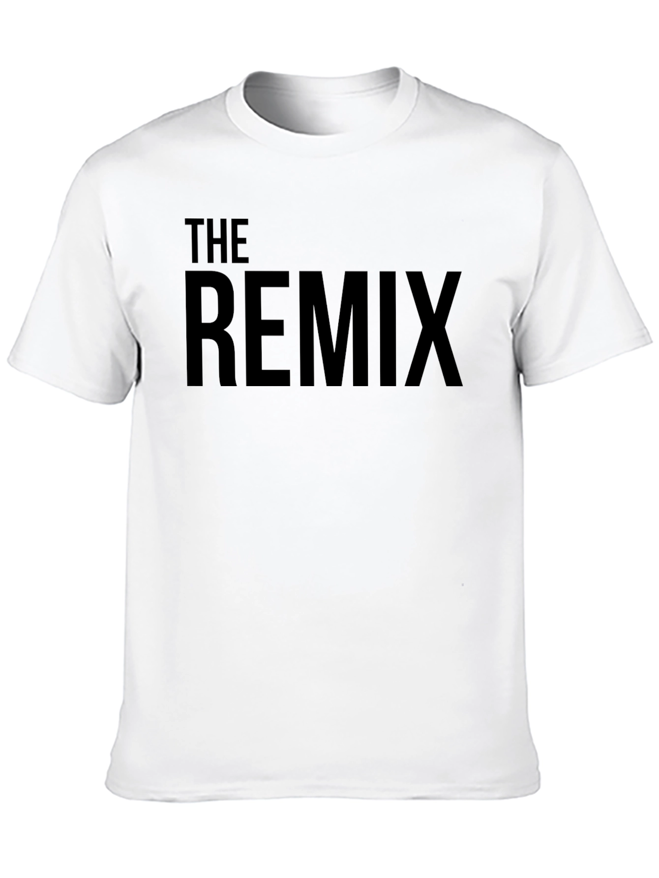 The Remix Black T-Shirt - Bold Statement Tee