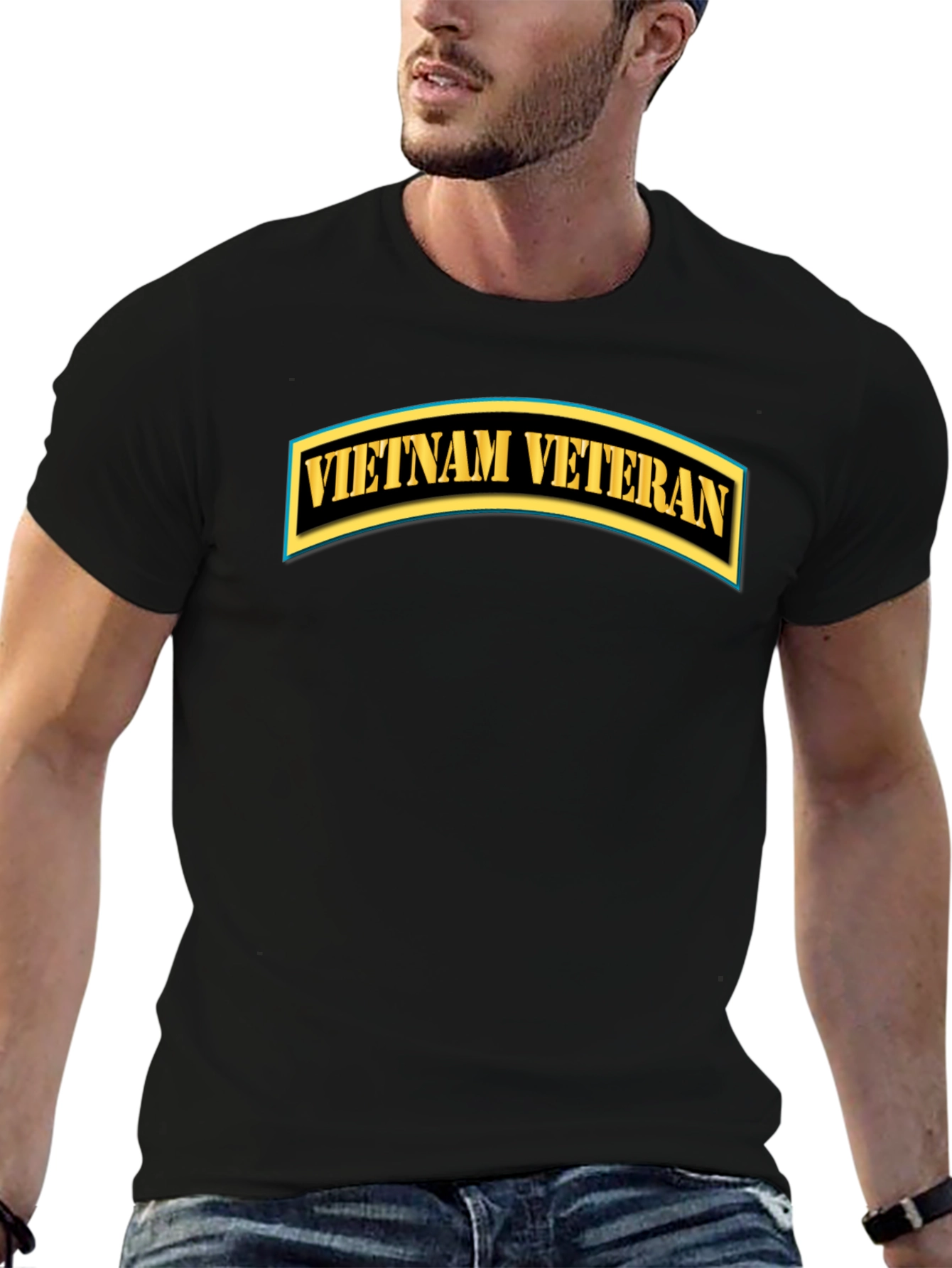 Vietnam Veteran Black T-Shirt