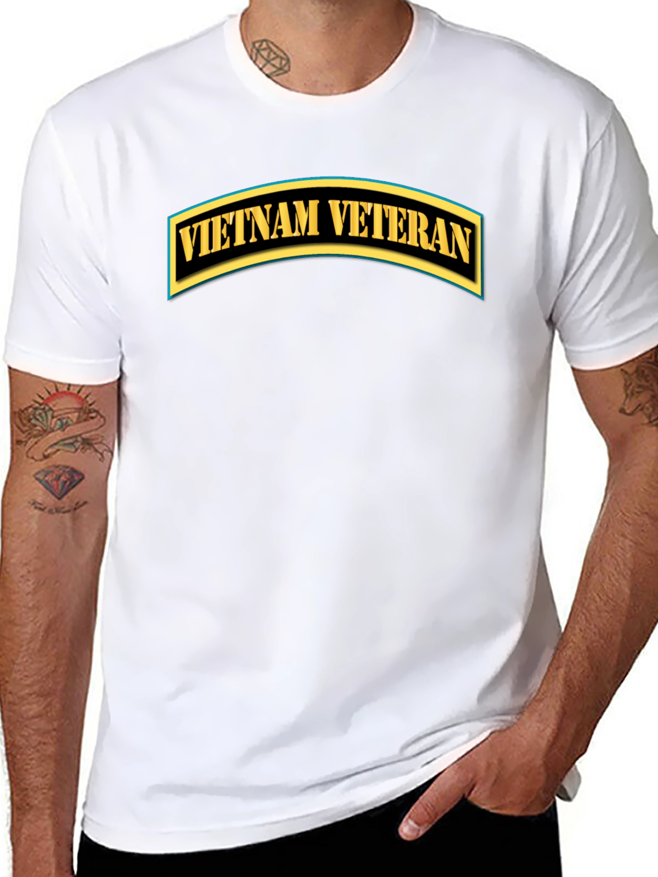 Vietnam Veteran Black T-Shirt