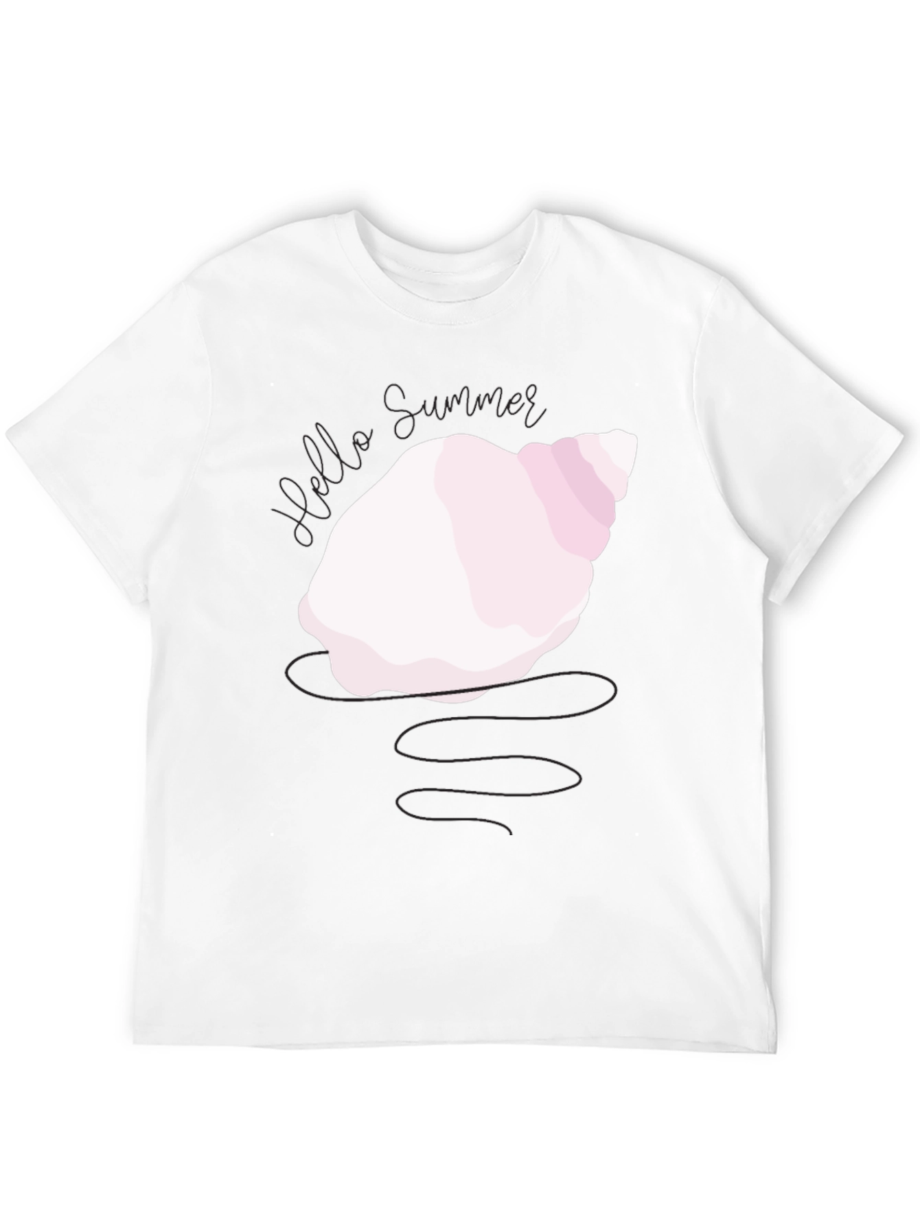Hello Summer Seashell Graphic Tee