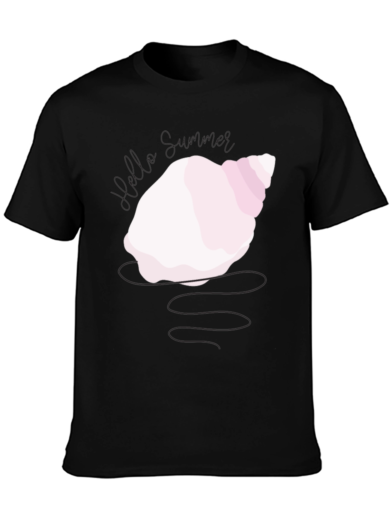 Hello Summer Seashell Graphic Tee