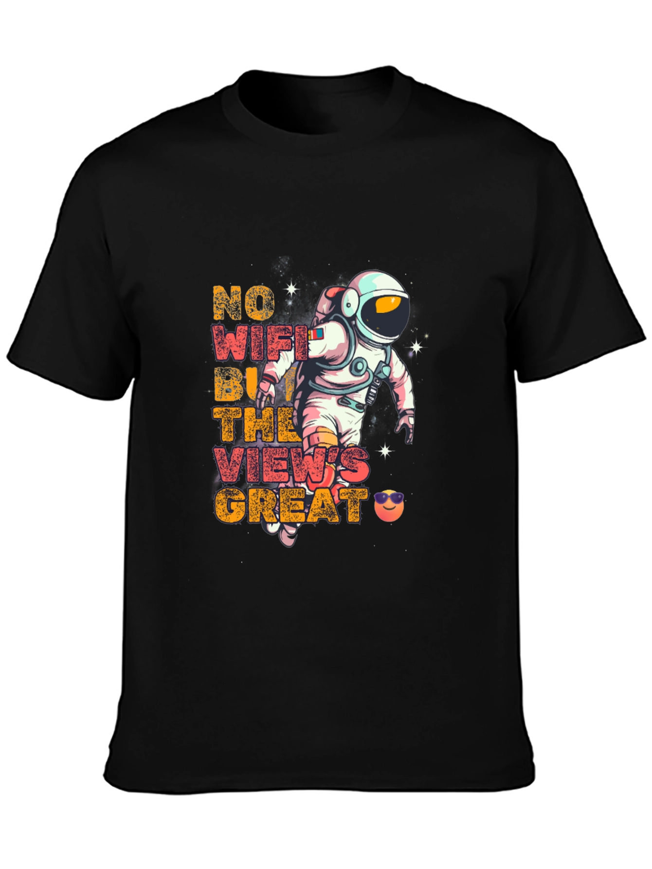 Astronaut No WiFi Graphic Tee