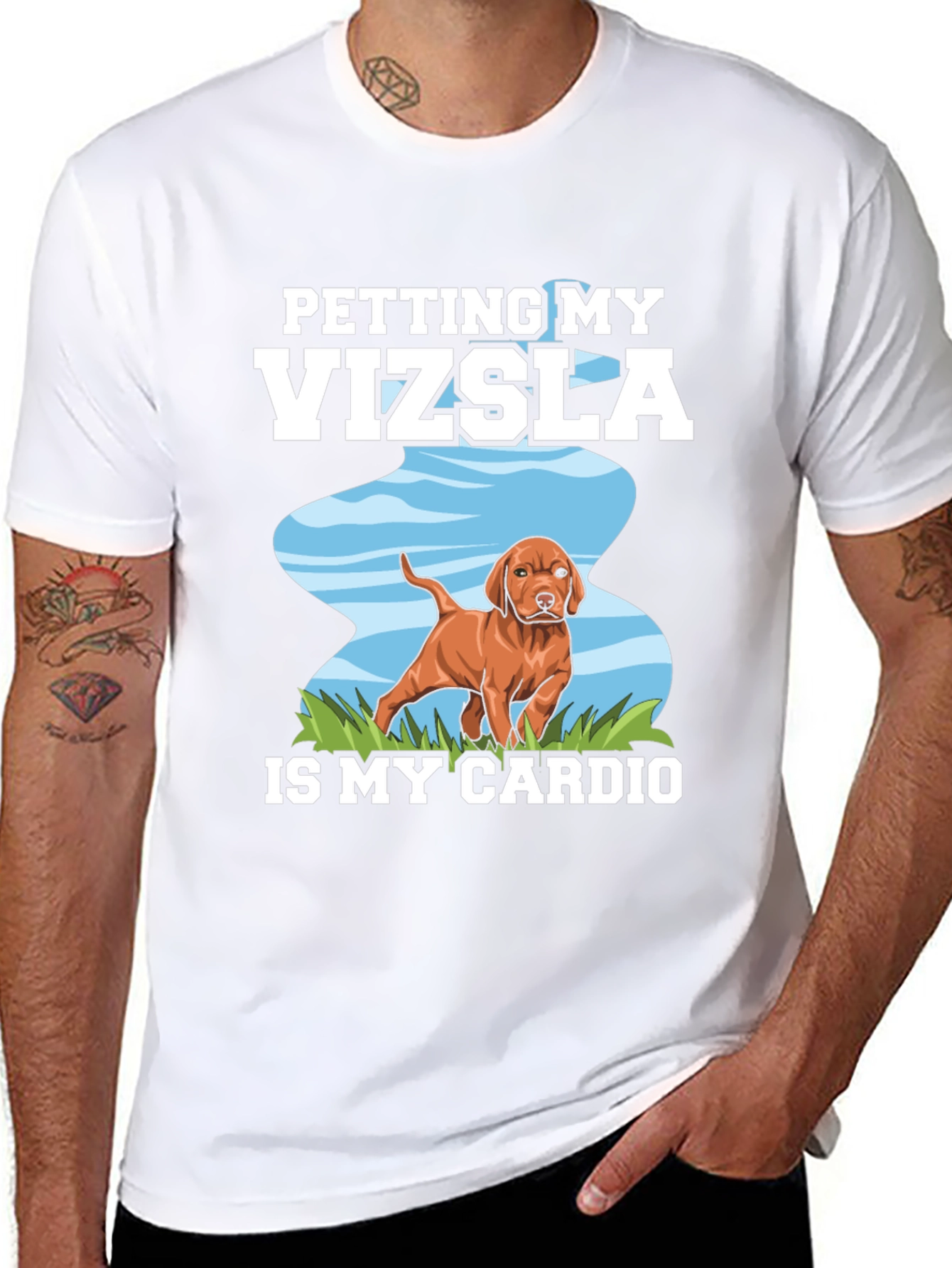 Petting My Vizsla Is My Cardio T-Shirt