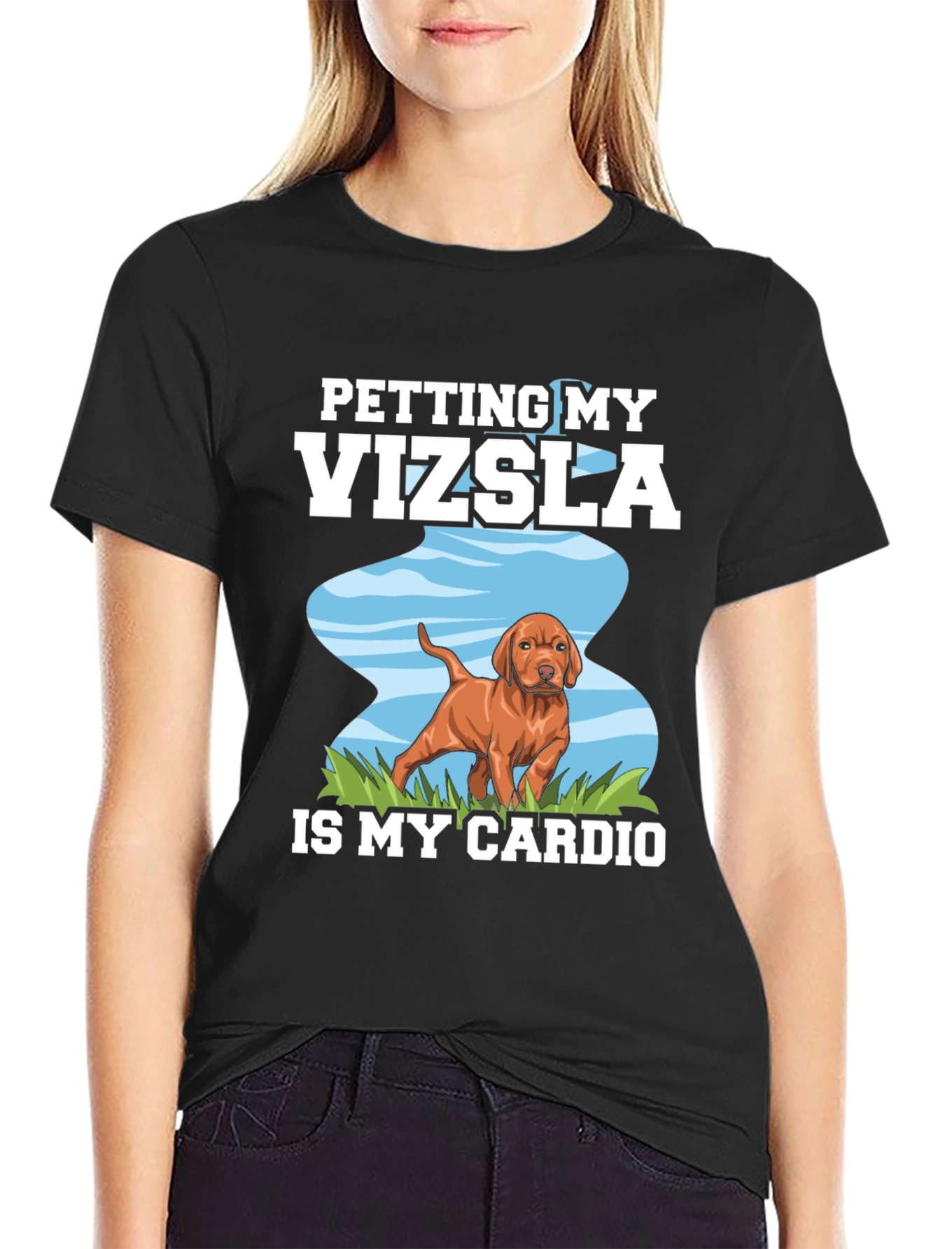 Petting My Vizsla Is My Cardio T-Shirt