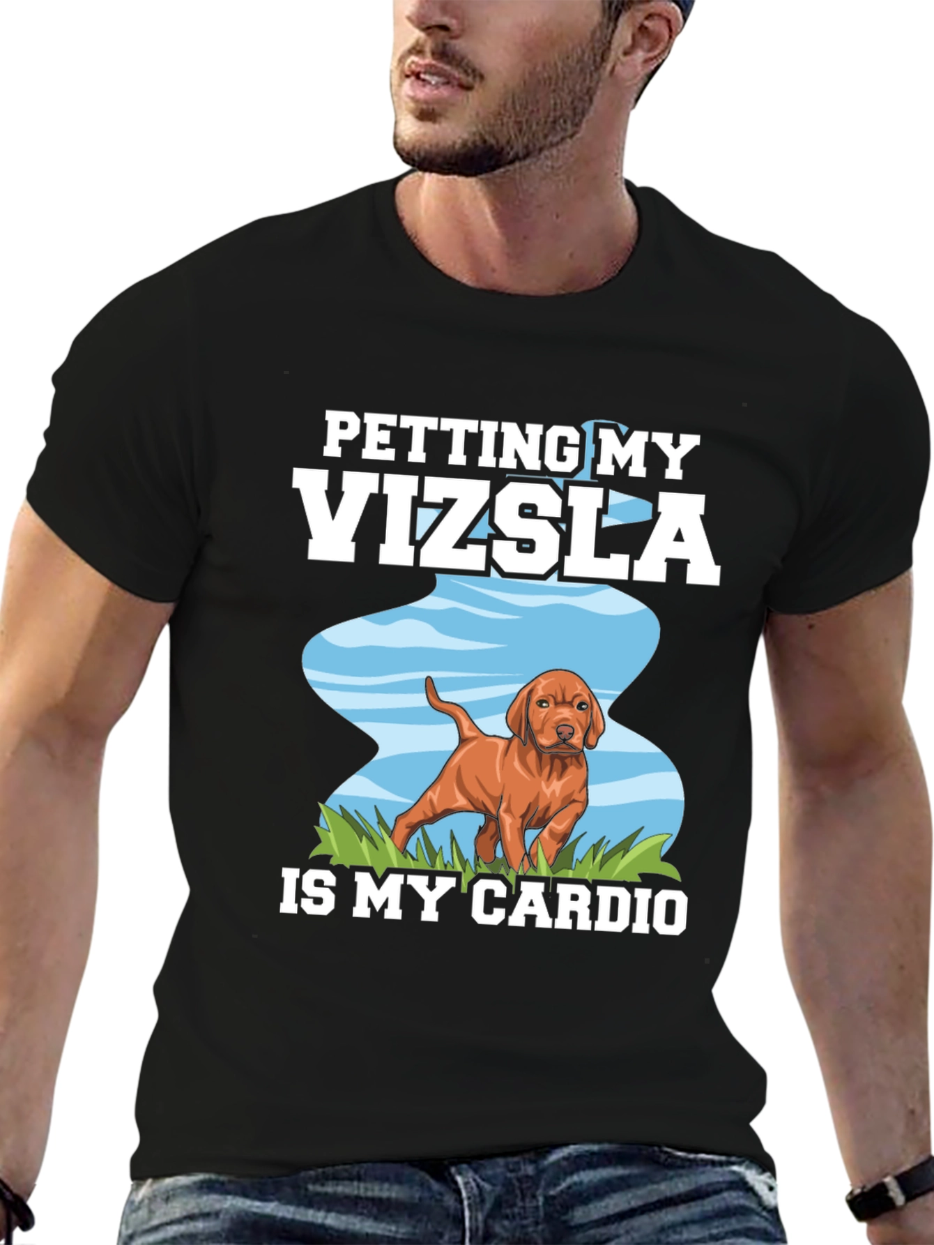 Petting My Vizsla Is My Cardio T-Shirt