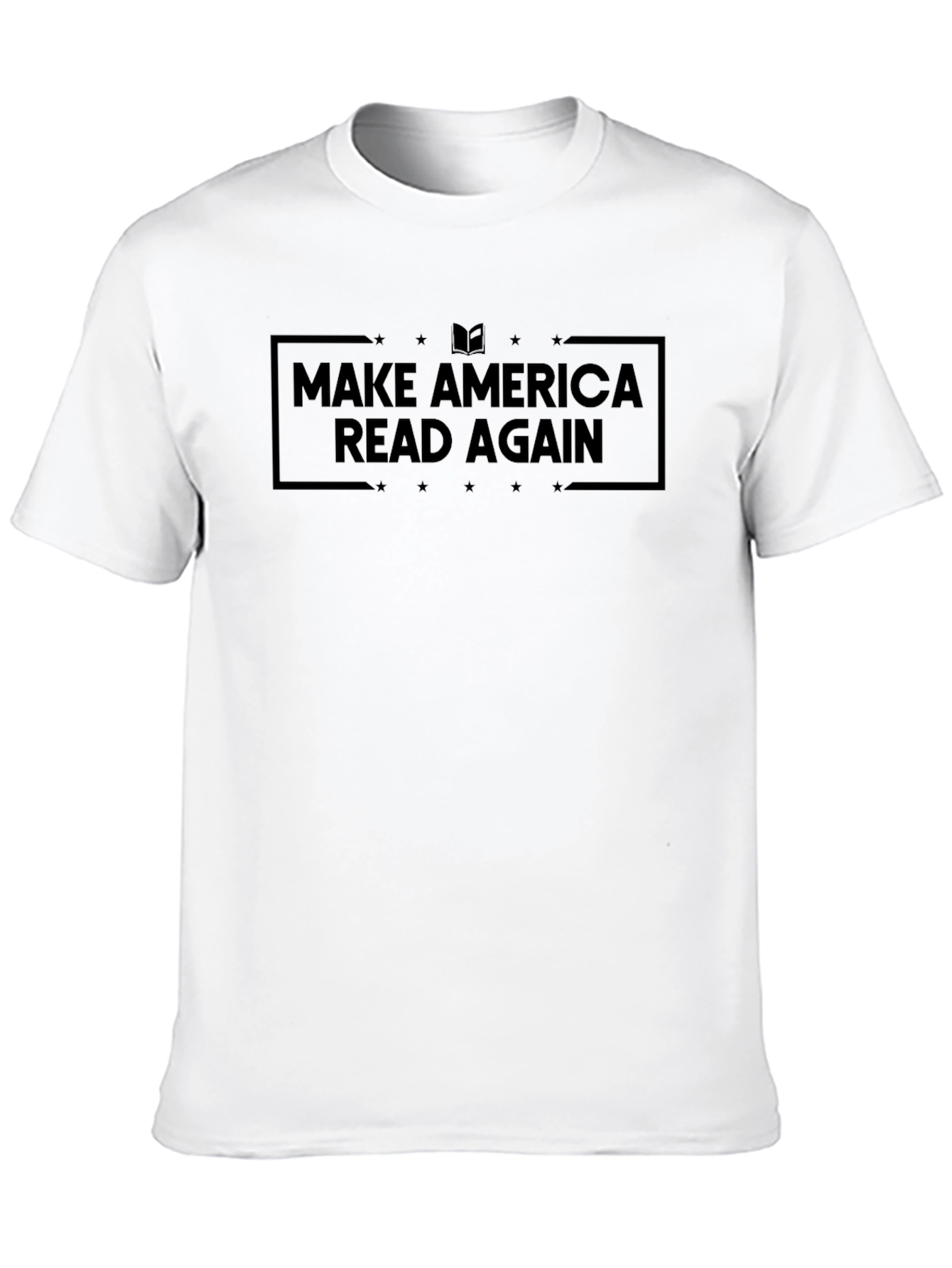 Make America Read Again Black Graphic Tee