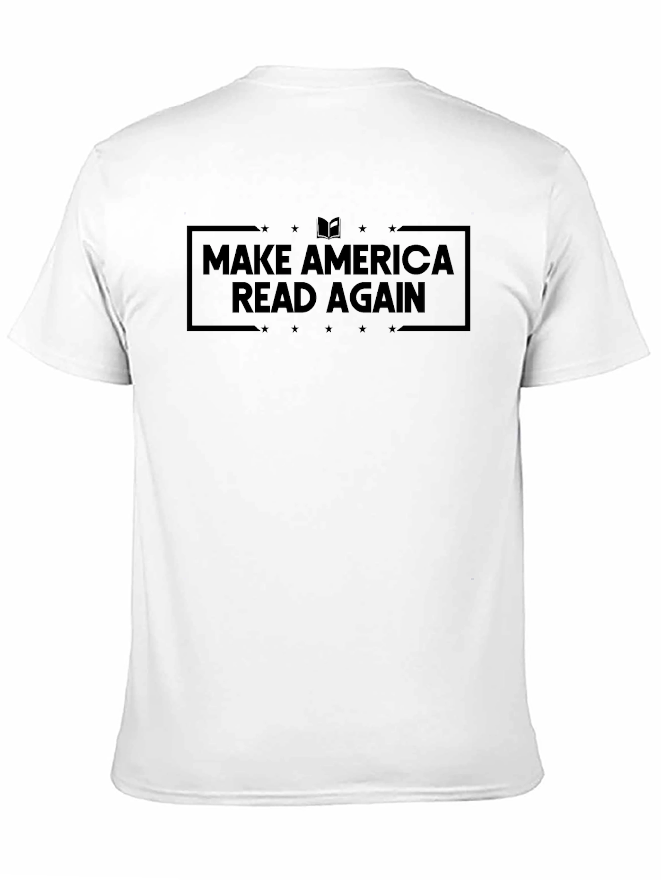 Make America Read Again Black Graphic Tee