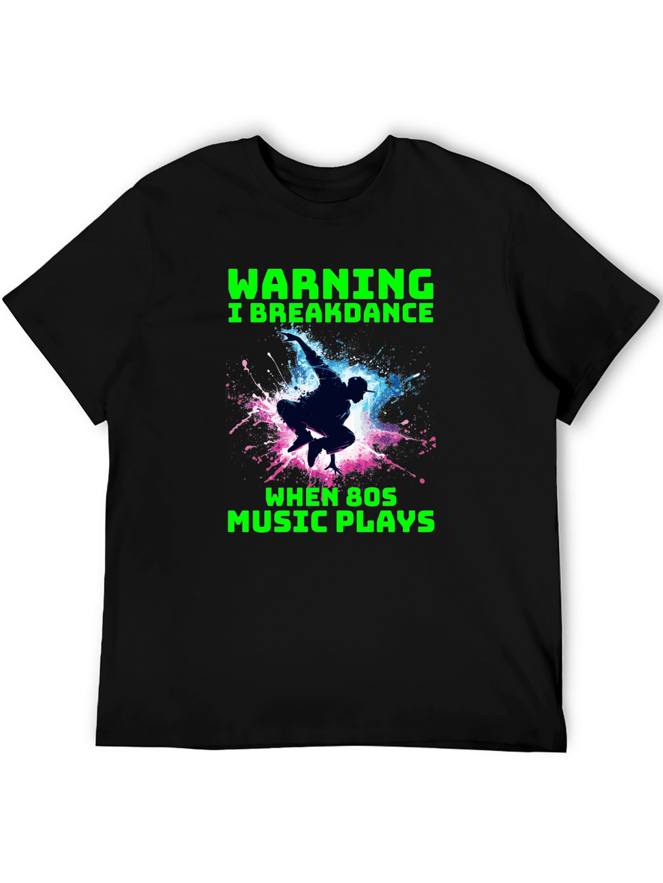 Breakdance 80s Music Graphic Tee