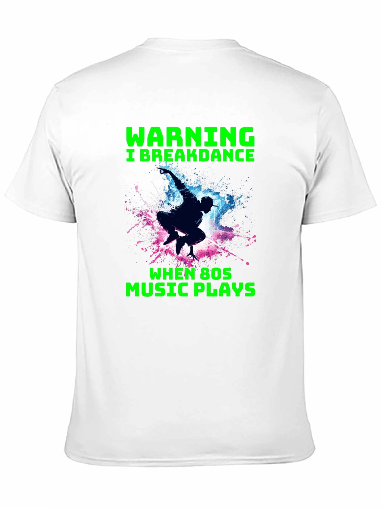 Breakdance 80s Music Graphic Tee