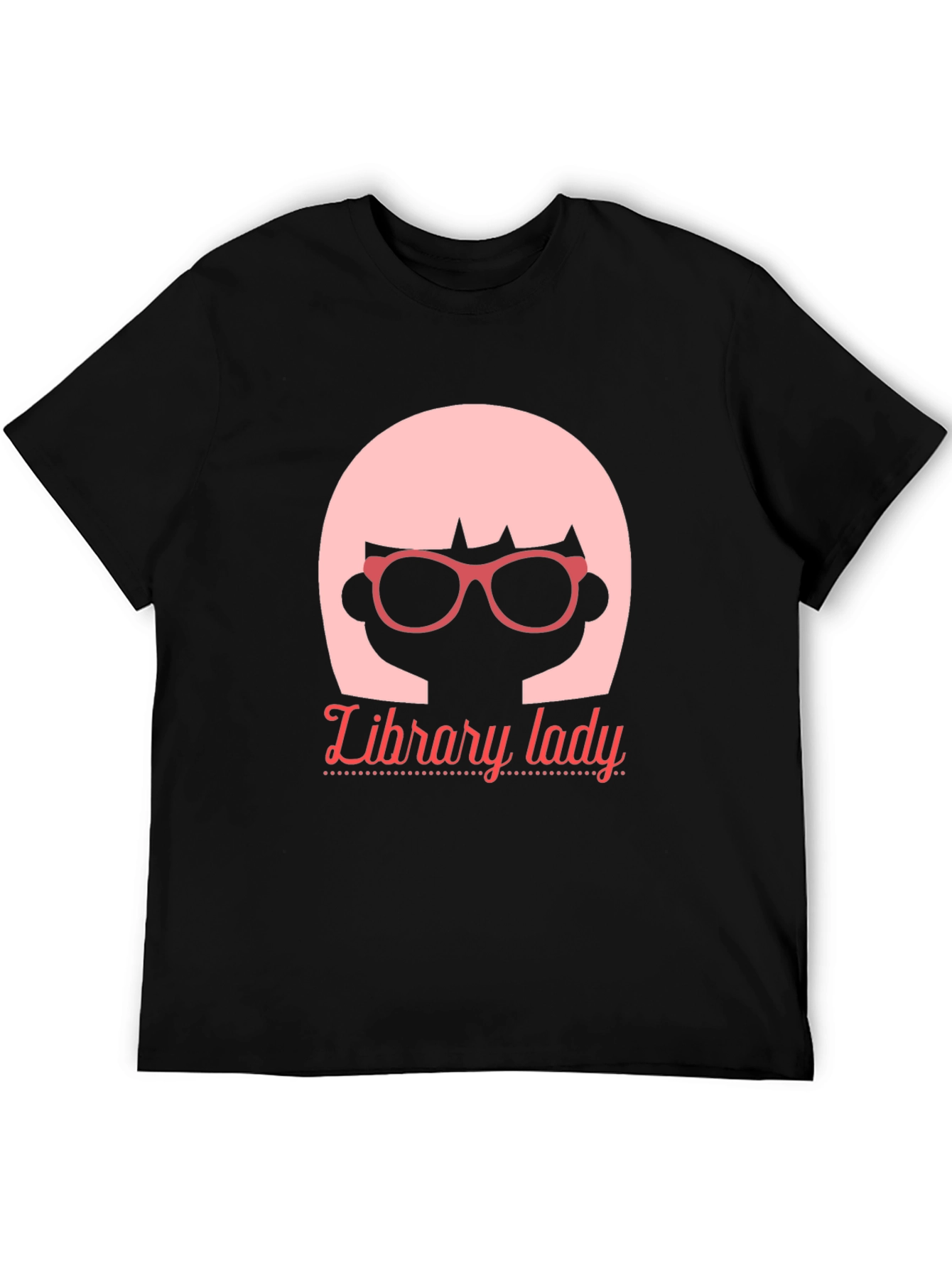 Library Lady Graphic T-Shirt - Unique Design
